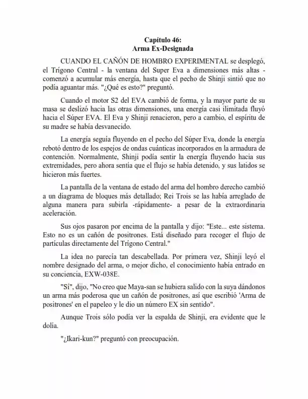 Neon Genesis Evangelion: Anima Vol. 2 (Novela) - Capítulo 46 - Página 1 - LectorTMOo