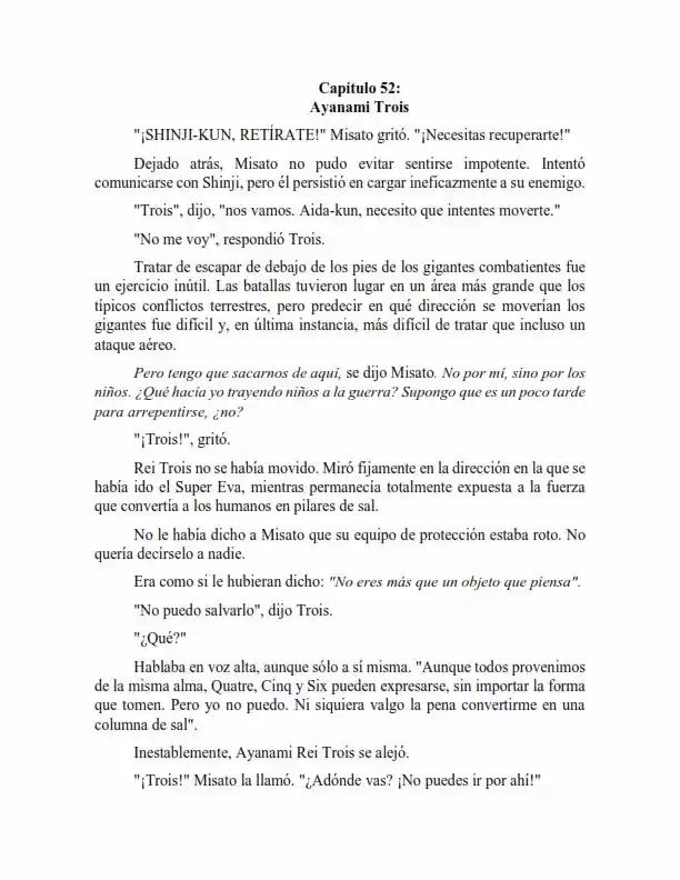 Neon Genesis Evangelion: Anima Vol. 2 (Novela) - Capítulo 52 - Página 1 - LectorTMOo
