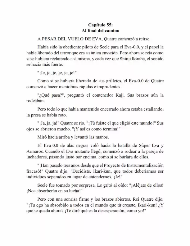 Neon Genesis Evangelion: Anima Vol. 2 (Novela) - Capítulo 55 - Página 1 - LectorTMOo