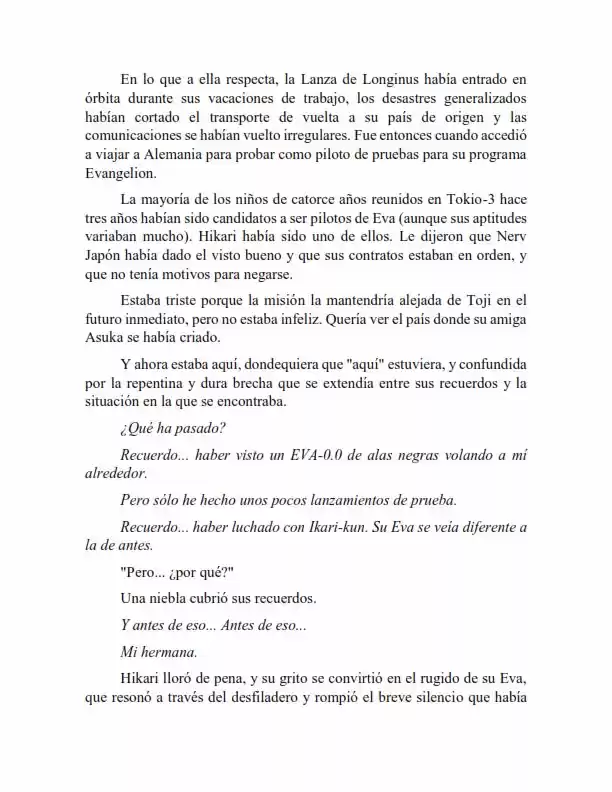 Neon Genesis Evangelion: Anima Vol. 2 (Novela) - Capítulo 60 - Página 3 - LectorTMOo