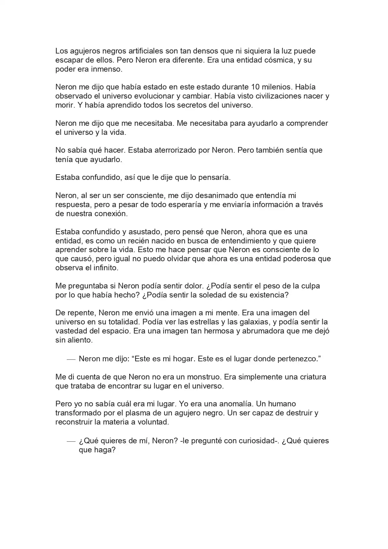 Neron El Ojo Del Universp (Novela) - Capítulo 2 - Página 5 - LectorTMOo