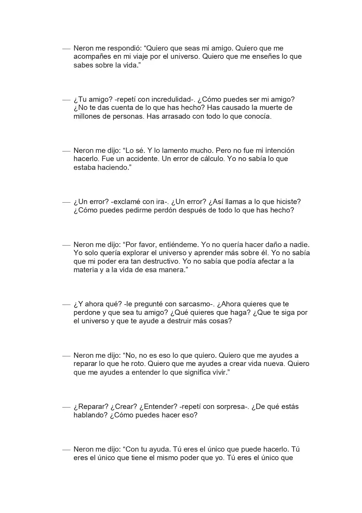 Neron El Ojo Del Universp (Novela) - Capítulo 2 - Página 6 - LectorTMOo