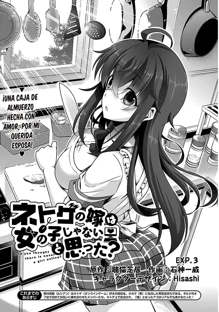Netoge No Yome Wa Onnanoko Ja Nai To Omotta? - Capítulo 3 - Página 5 - LectorTMOo
