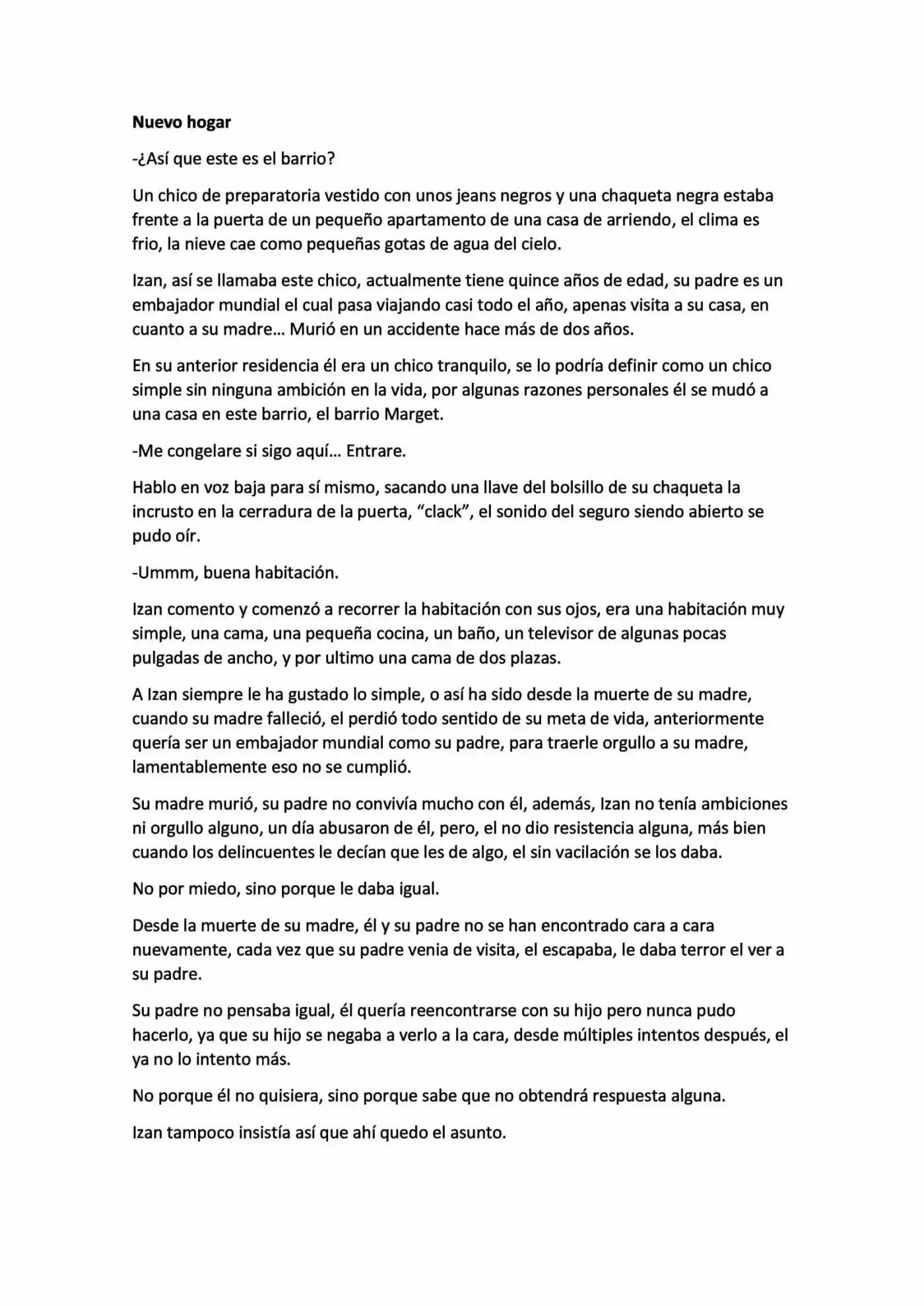 New World (Novela) - Capítulo 1 - Página 1 - LectorTMOo