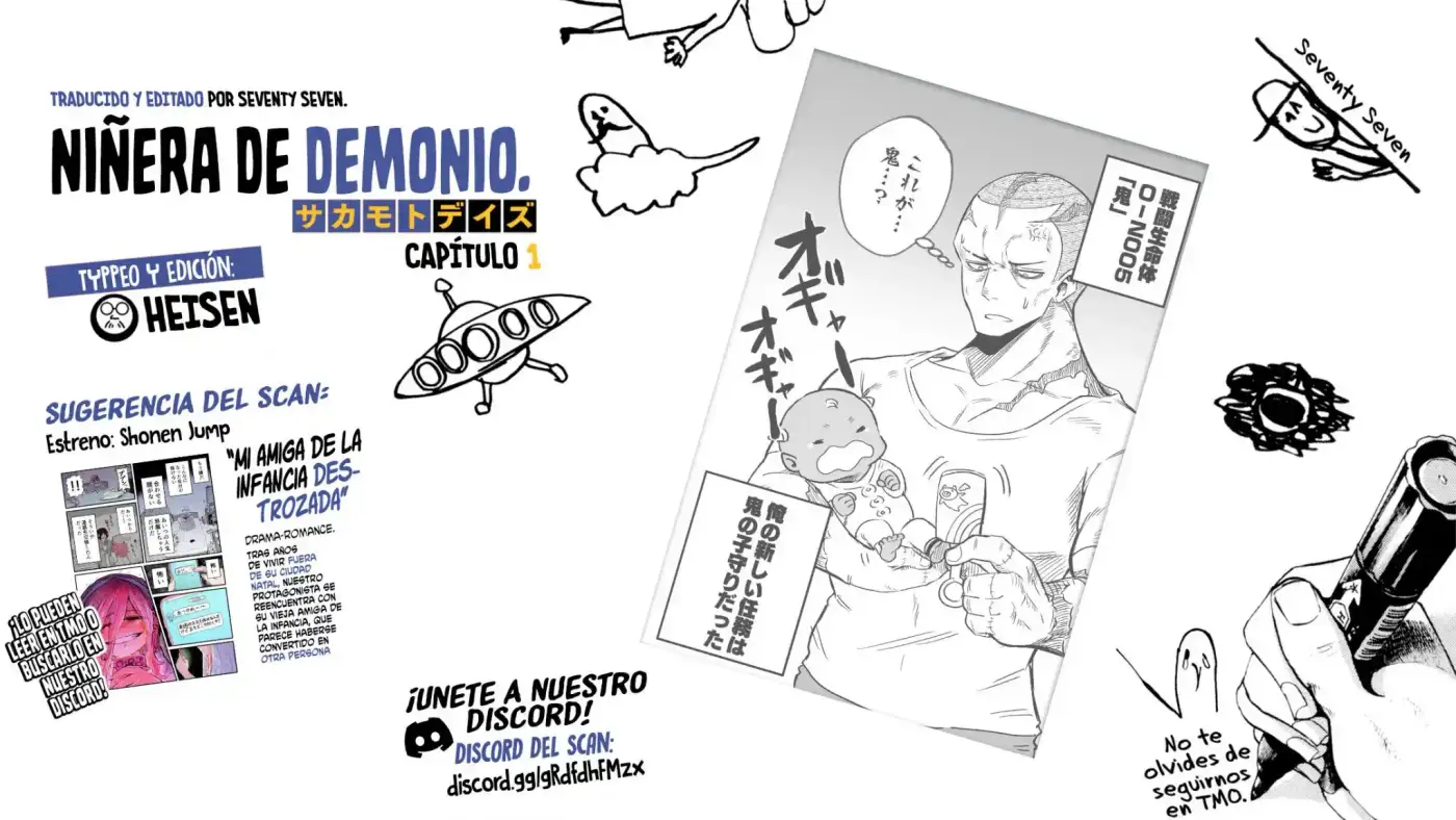 Niñera De Un Demonio. - Capítulo 1 - Página 1 - LectorTMOo