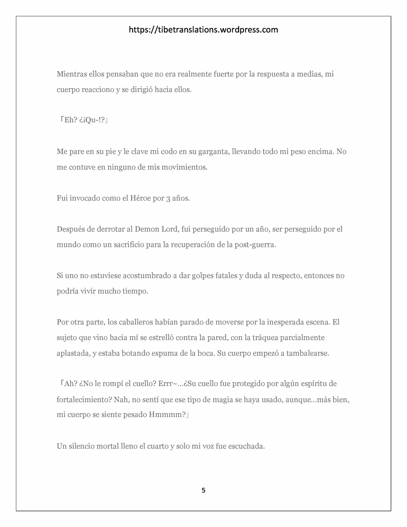 Nidome No Yuusha (Novela) - Capítulo 2 - Página 5 - LectorTMOo