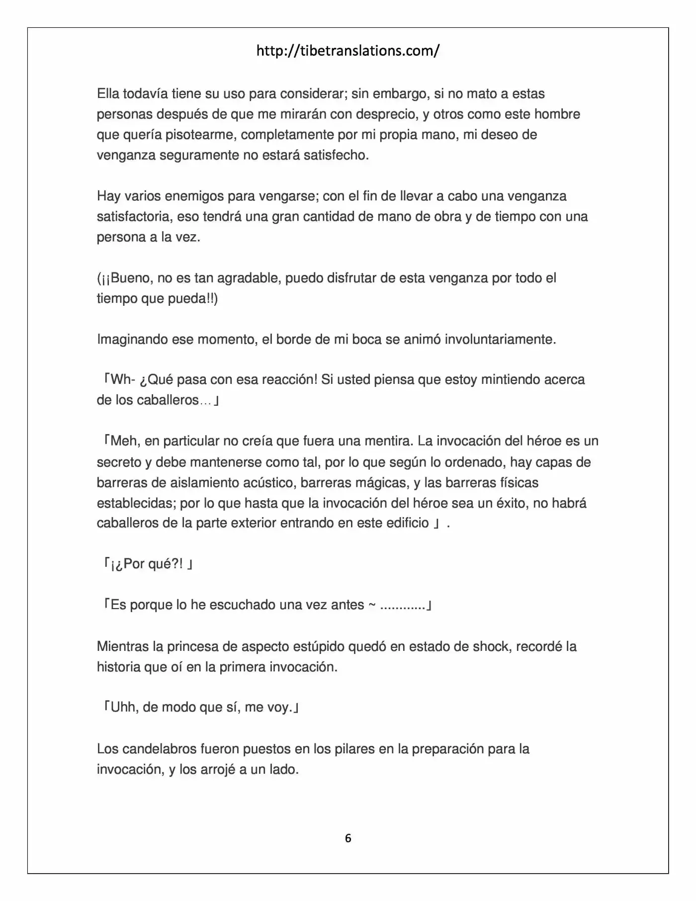 Nidome No Yuusha (Novela) - Capítulo 5 - Página 6 - LectorTMOo