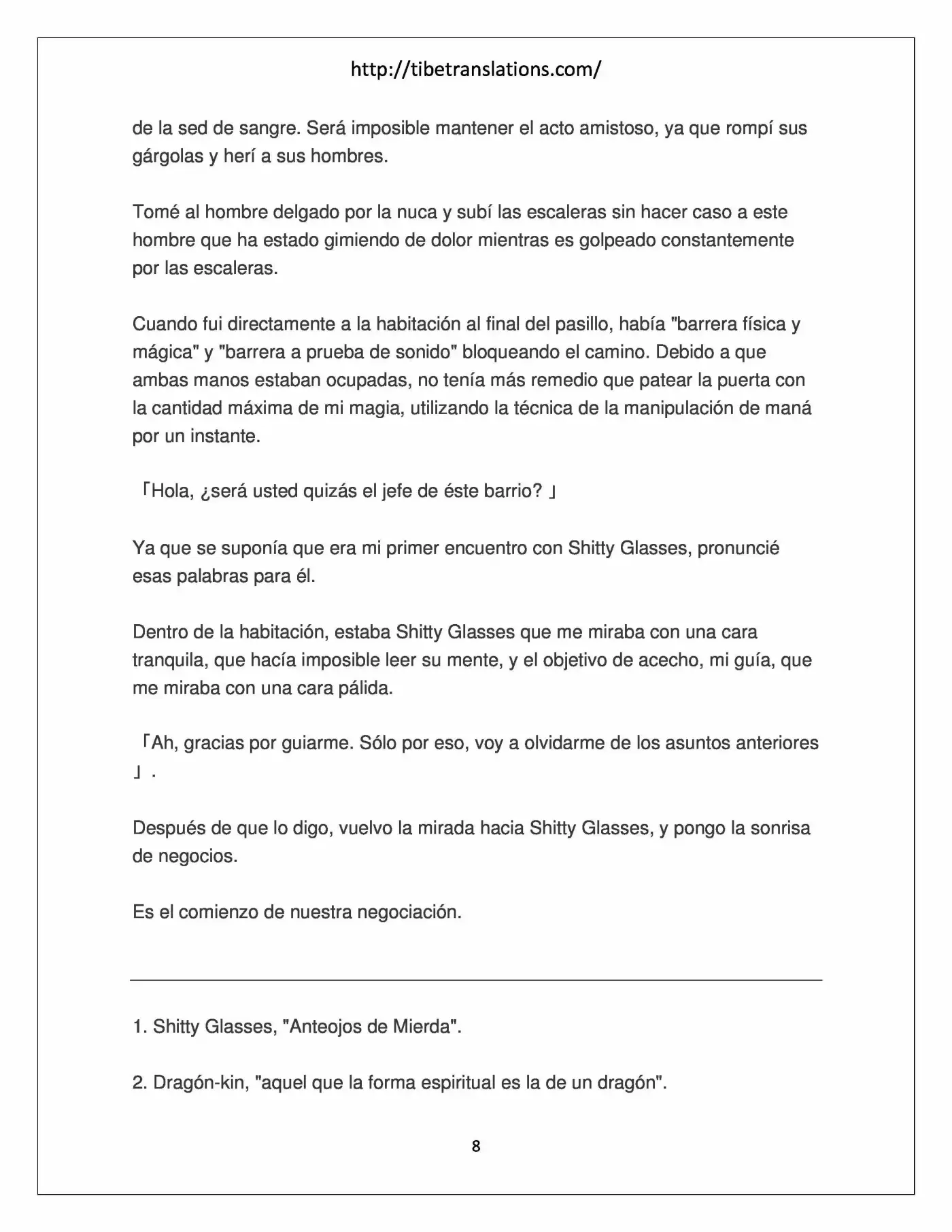 Nidome No Yuusha (Novela) - Capítulo 8 - Página 8 - LectorTMOo