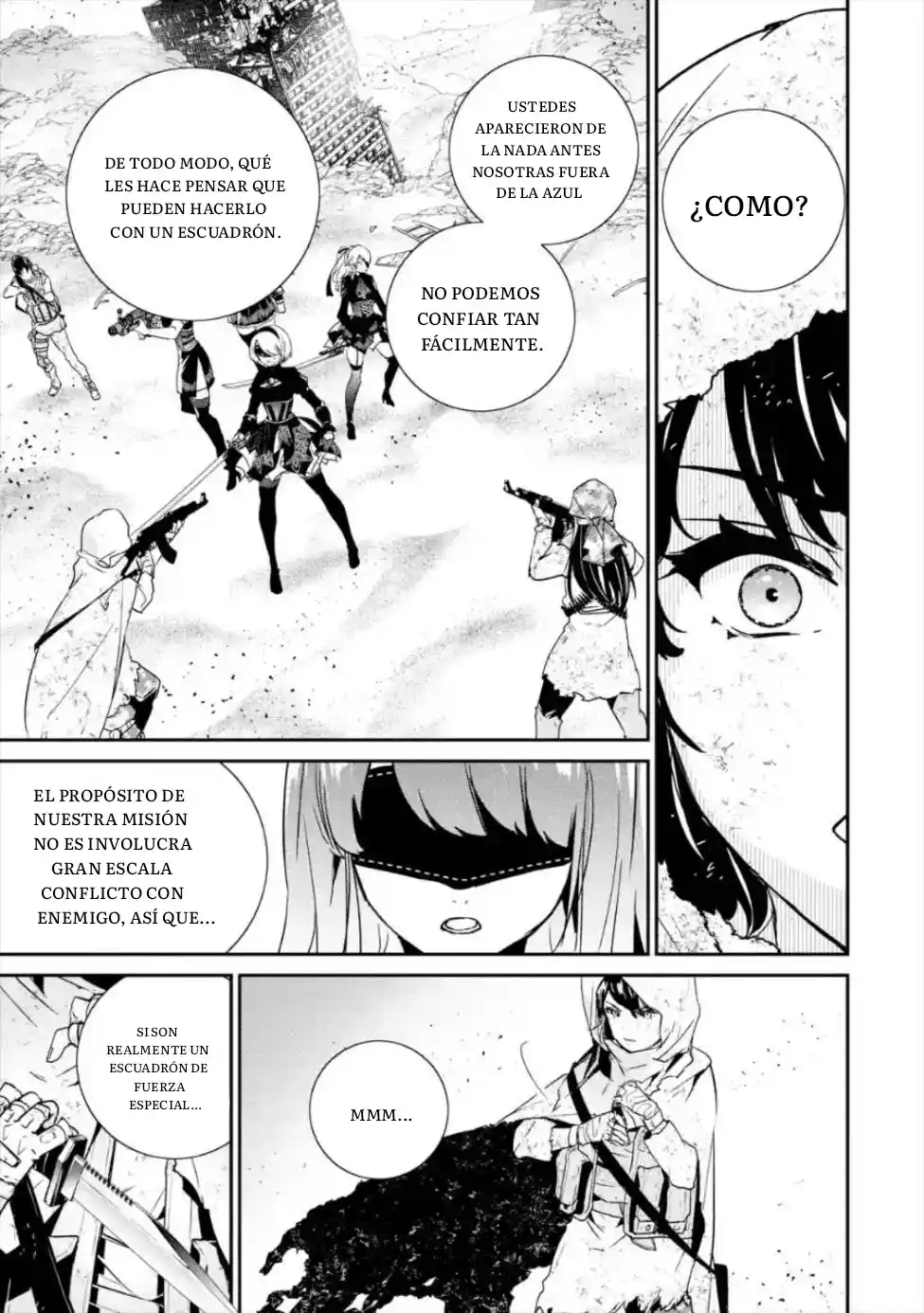 Nier Automata: YoRHa Shinjuwan Kouka Sakusen Kiroku - Capítulo 3 - Página 4 - LectorTMOo