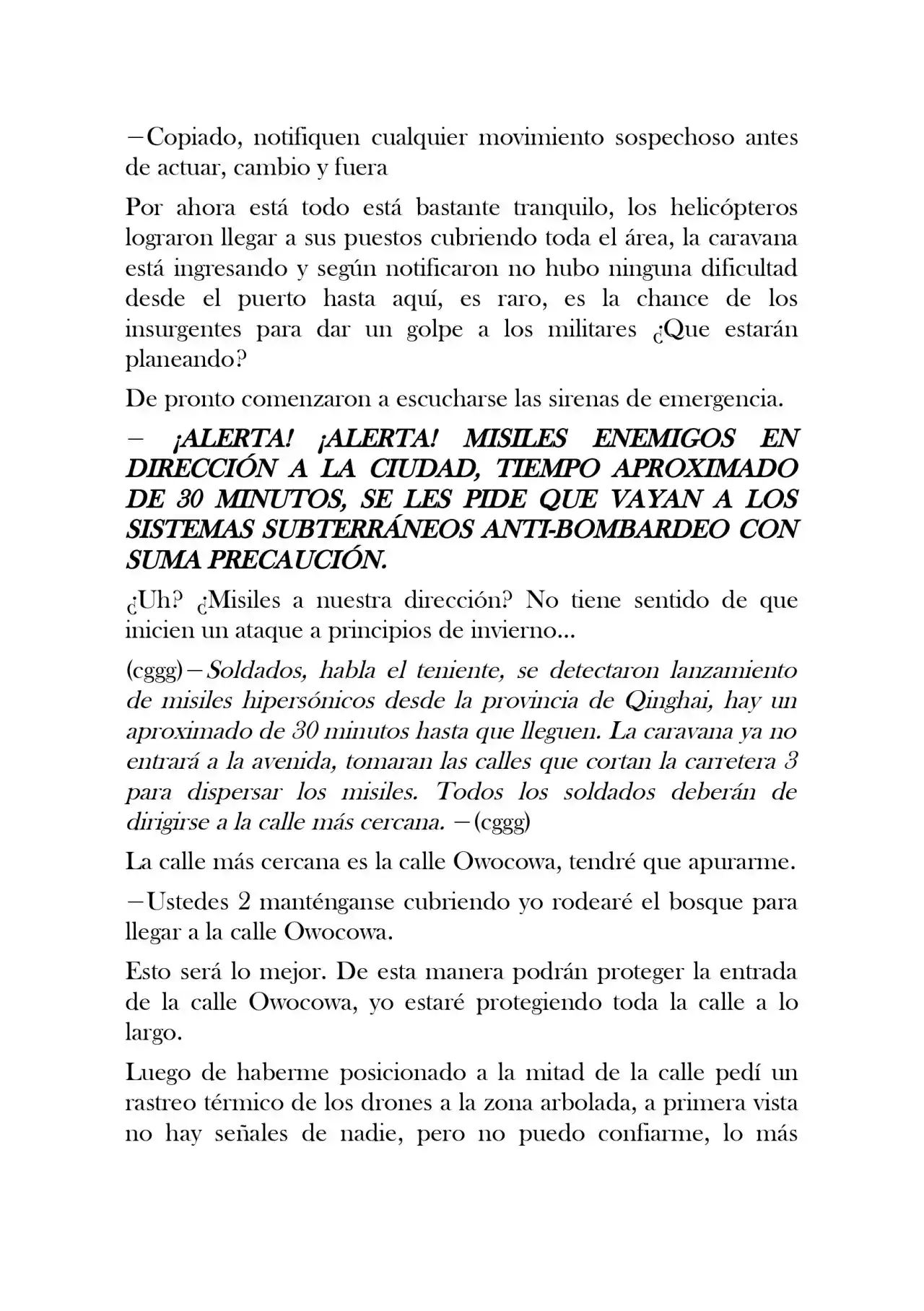 Nieve Cálida (Novela) - Capítulo 1 - Página 5 - LectorTMOo