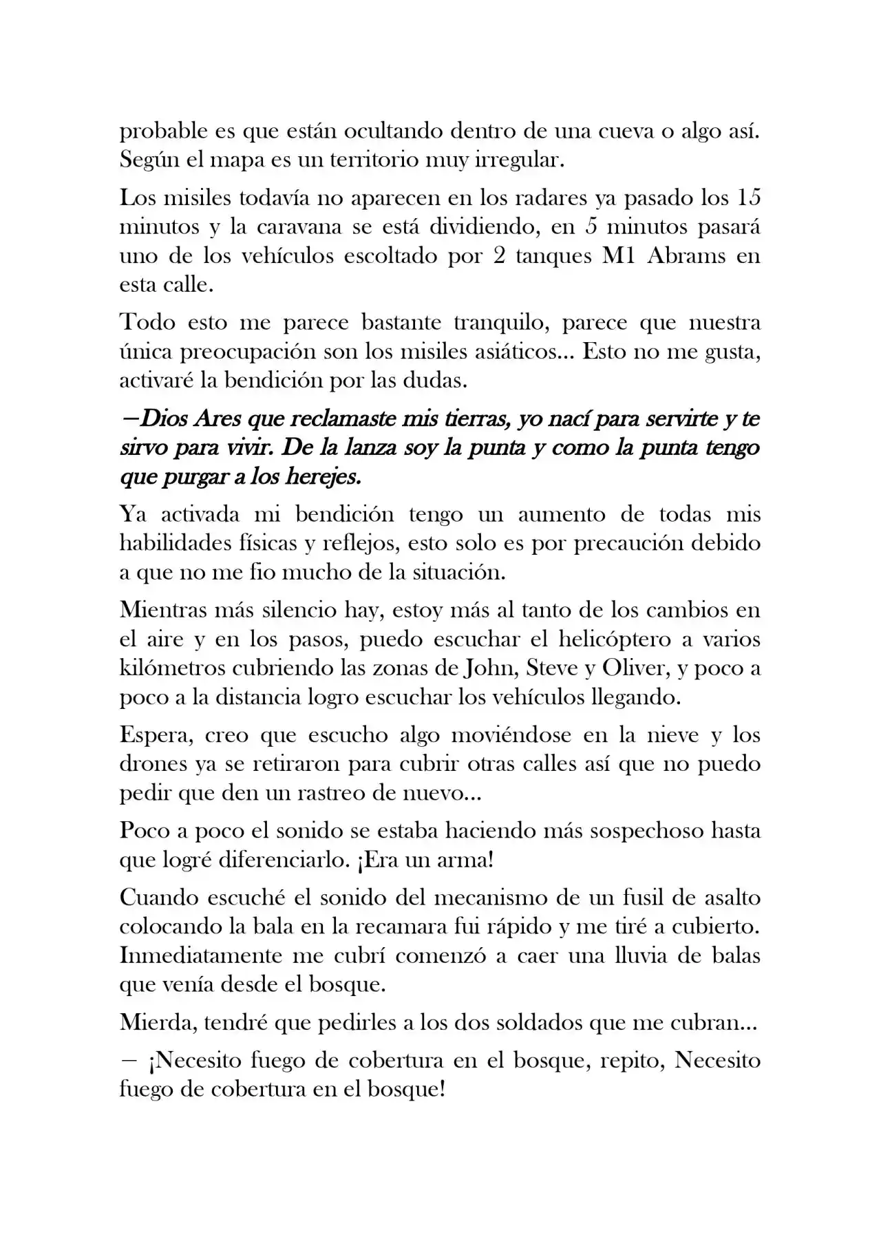 Nieve Cálida (Novela) - Capítulo 1 - Página 6 - LectorTMOo