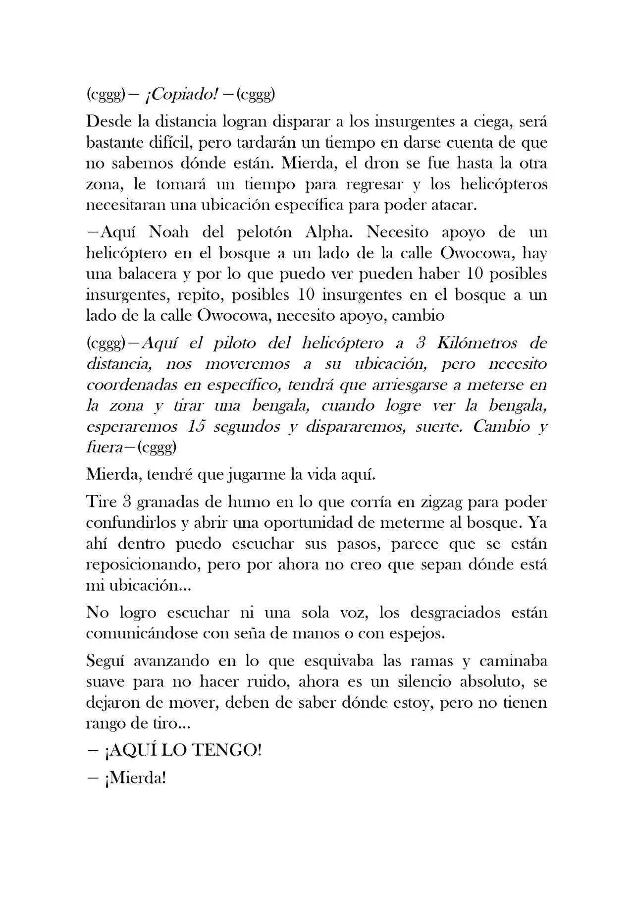 Nieve Cálida (Novela) - Capítulo 1 - Página 7 - LectorTMOo