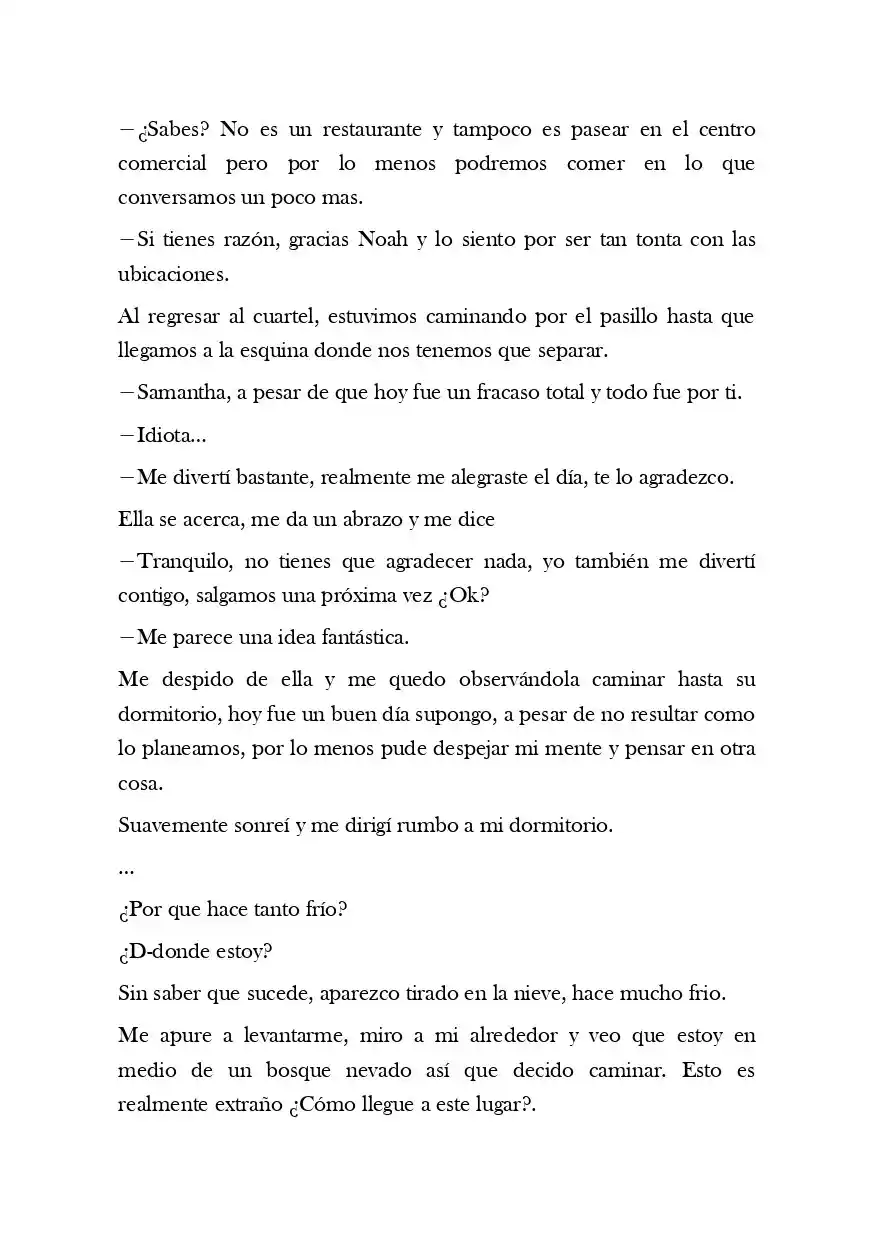 Nieve Cálida (Novela) - Capítulo 2 - Página 12 - LectorTMOo