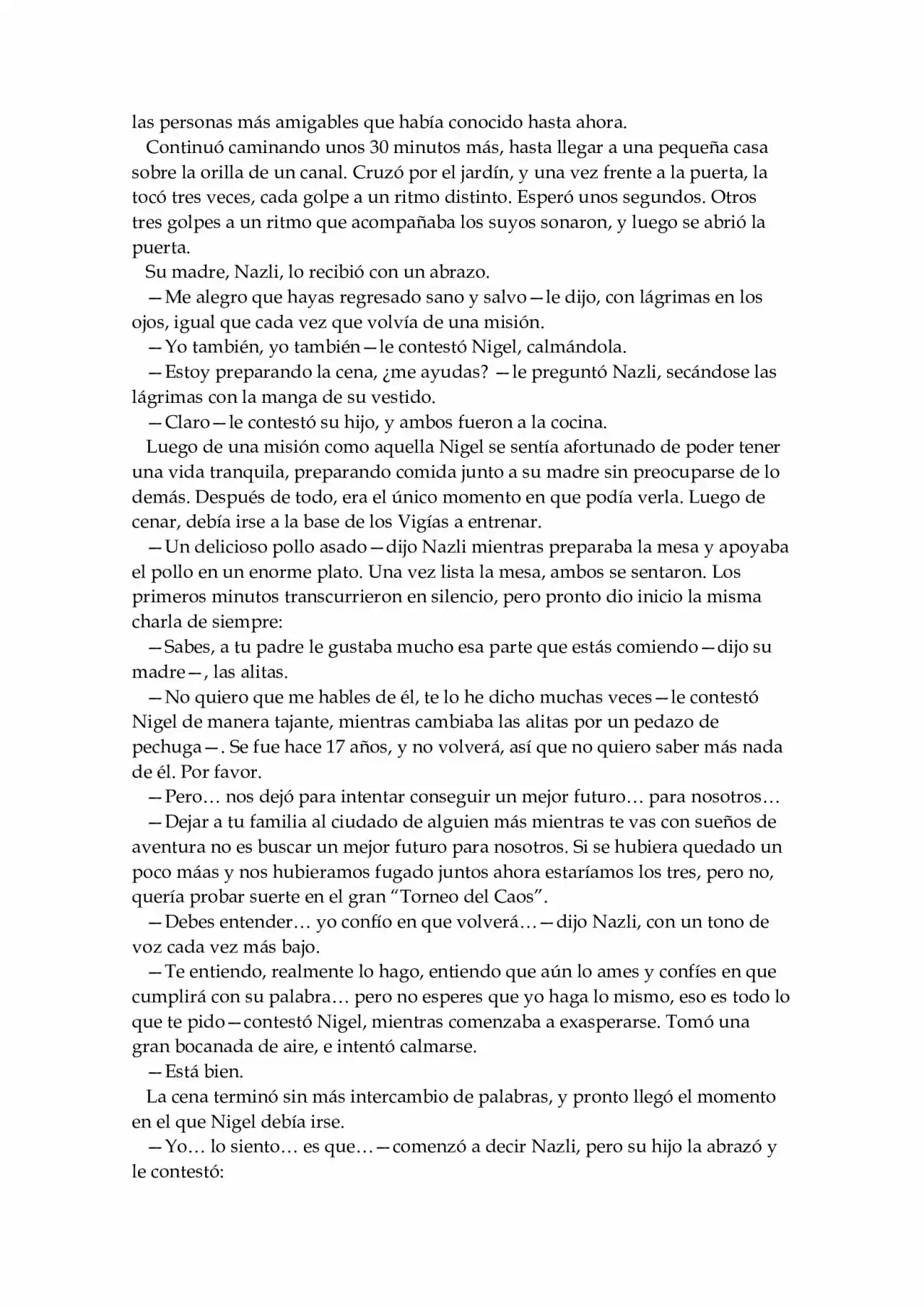 Nigel Lowell En El Torneo Del Caos (Novela) - Capítulo 1 - Página 6 - LectorTMOo