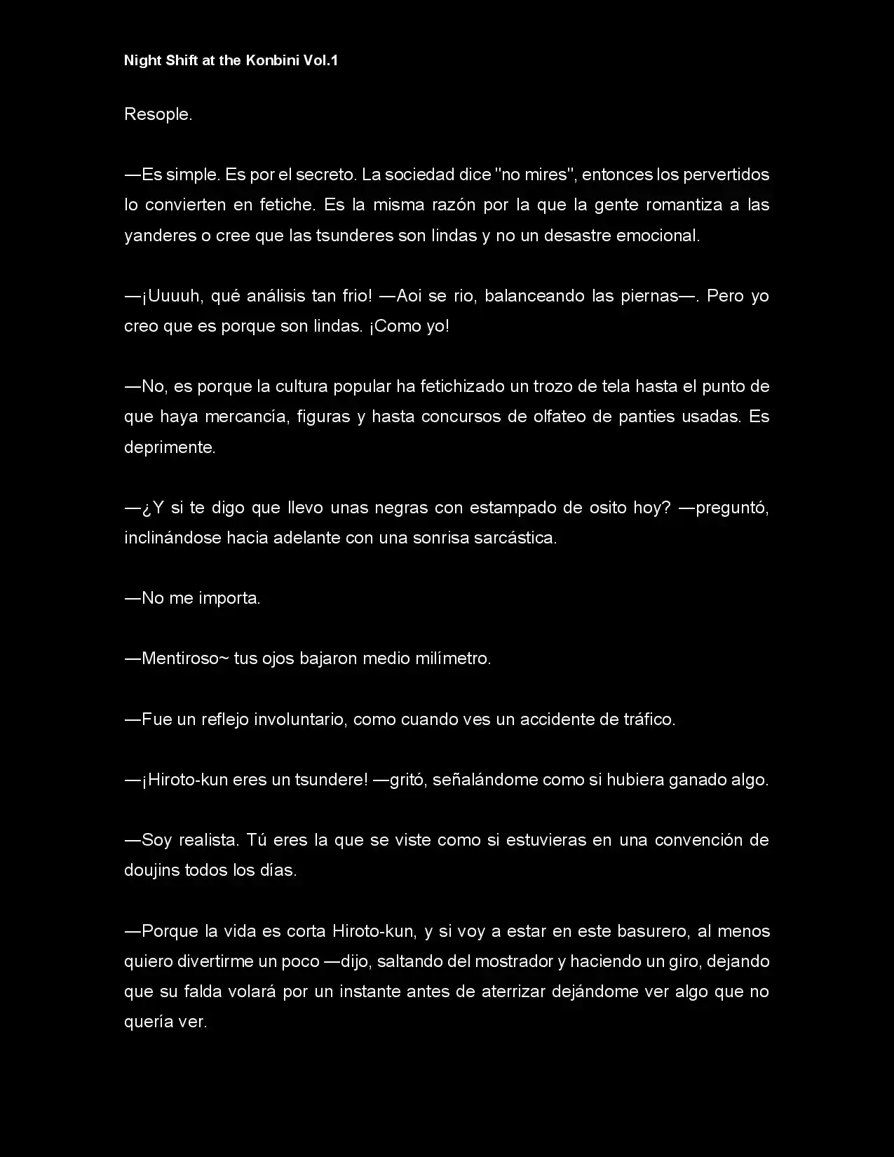 Night Shift At The Konbini (Novela) - Capítulo 1 - Página 5 - LectorTMOo