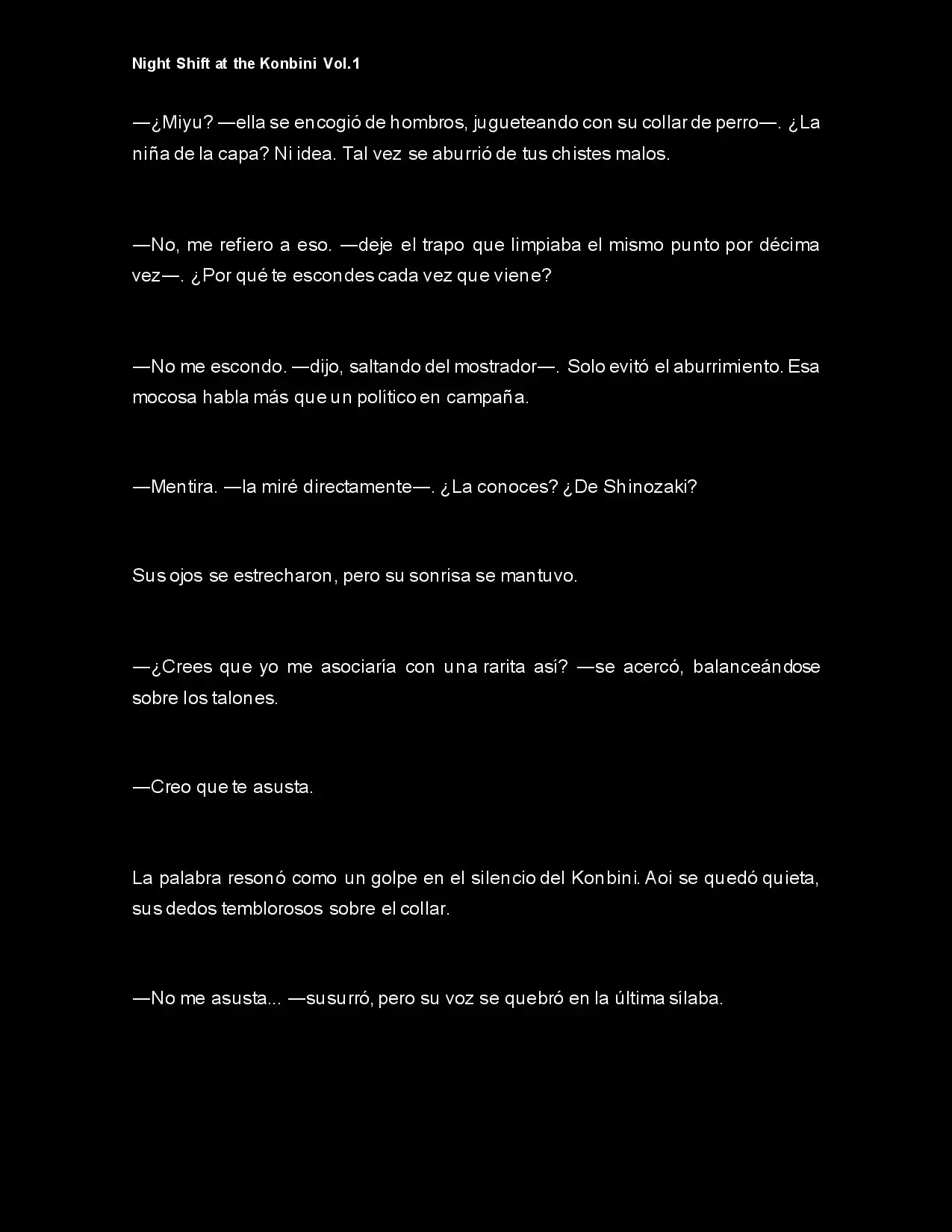 Night Shift At The Konbini (Novela) - Capítulo 10 - Página 4 - LectorTMOo