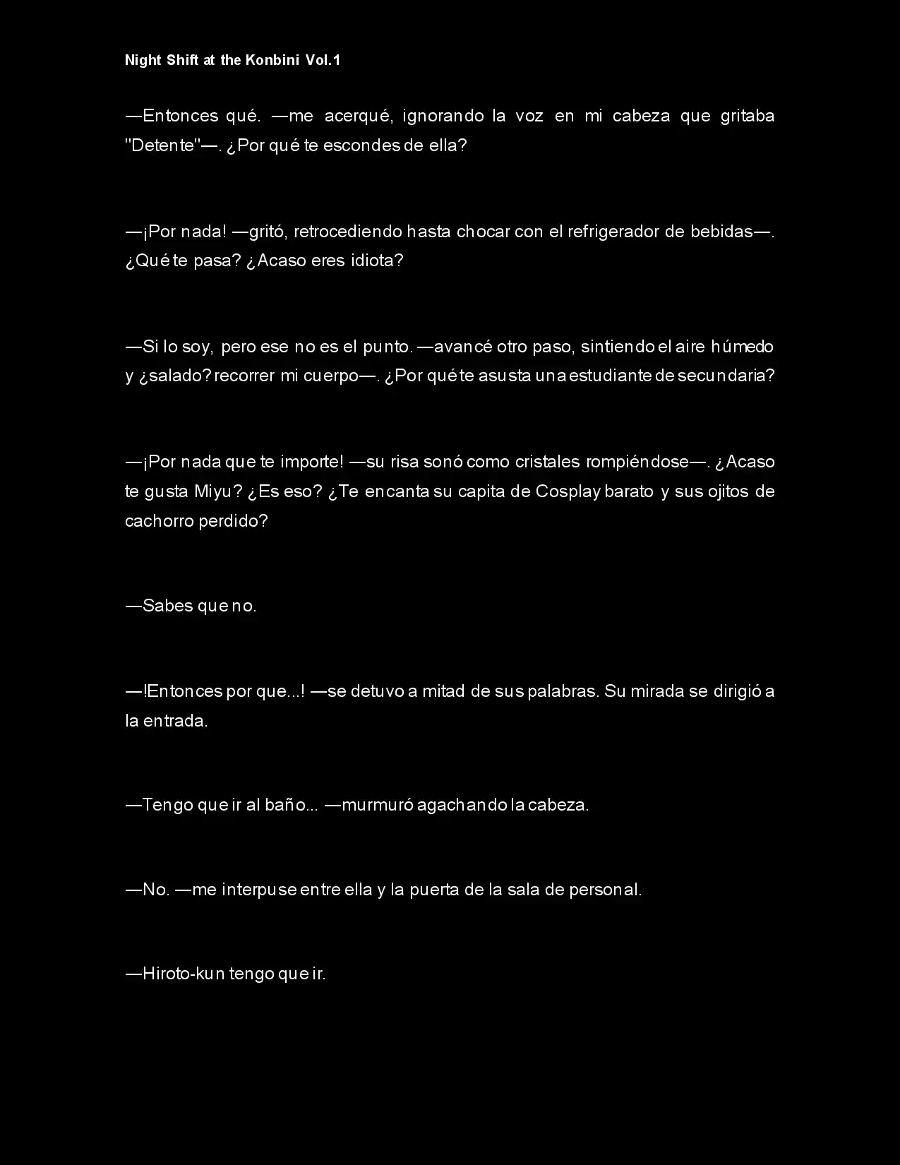 Night Shift At The Konbini (Novela) - Capítulo 10 - Página 5 - LectorTMOo