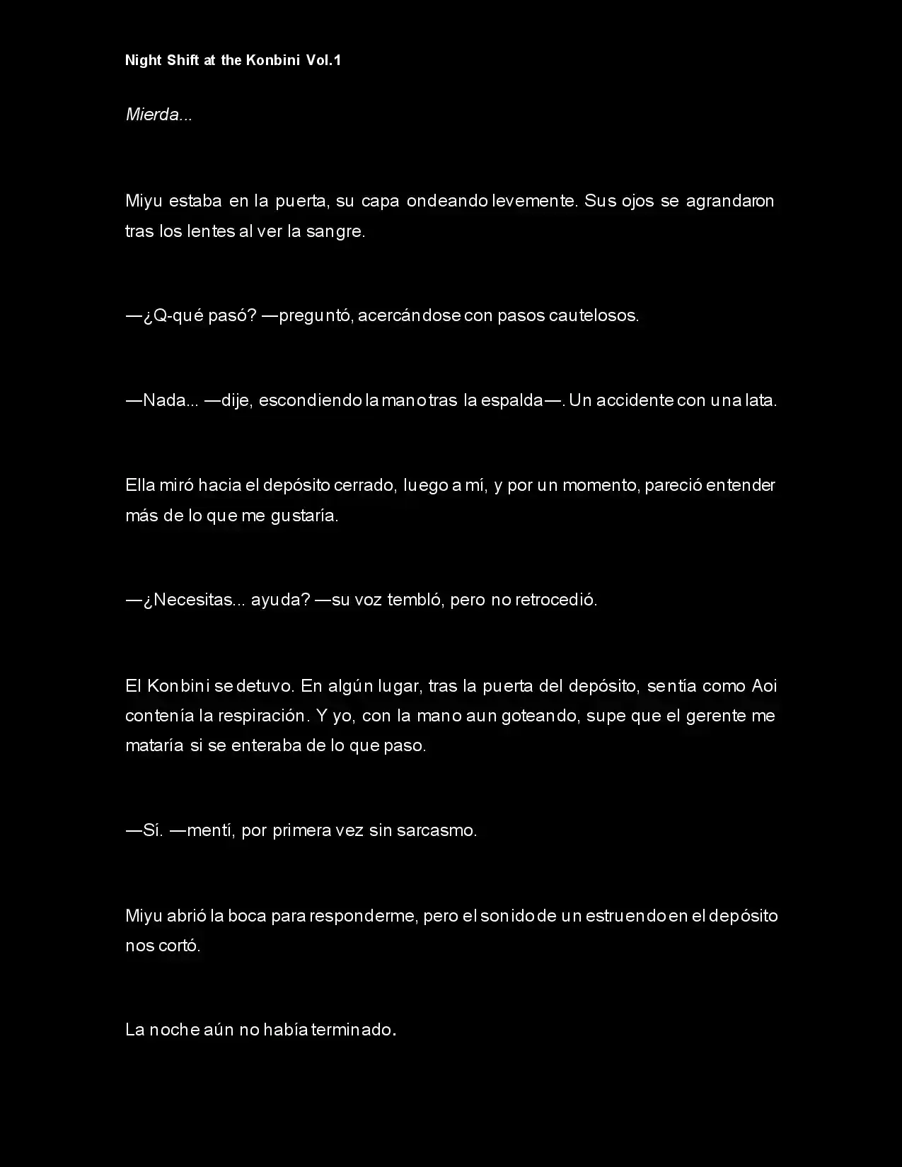 Night Shift At The Konbini (Novela) - Capítulo 10 - Página 8 - LectorTMOo