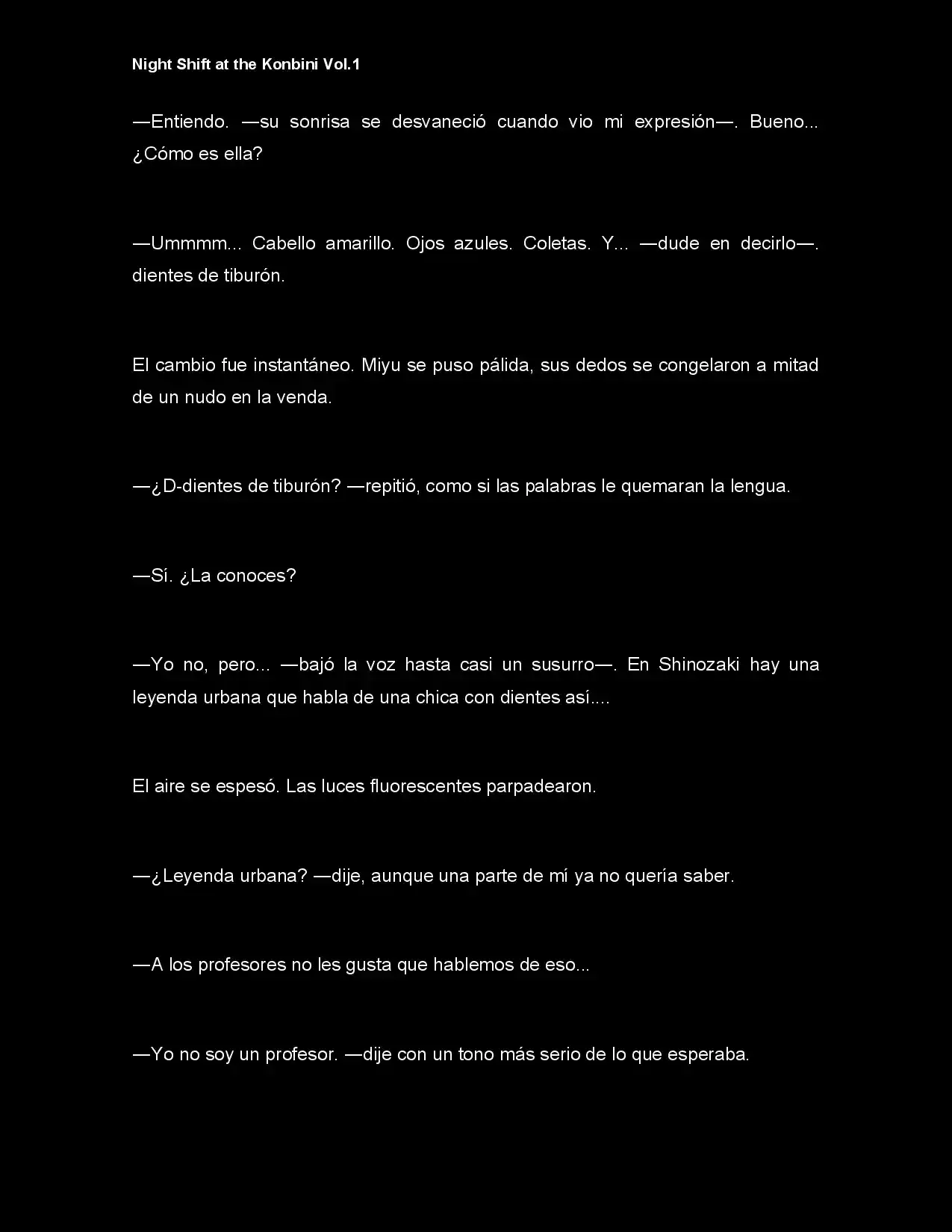 Night Shift At The Konbini (Novela) - Capítulo 11 - Página 5 - LectorTMOo