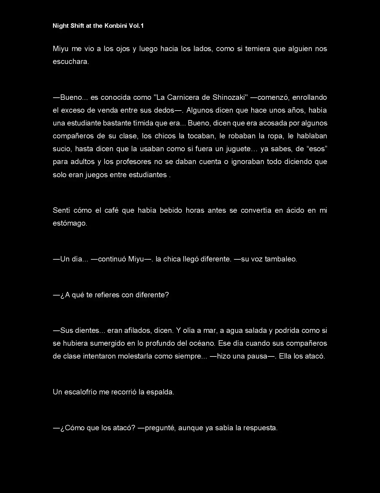 Night Shift At The Konbini (Novela) - Capítulo 11 - Página 6 - LectorTMOo