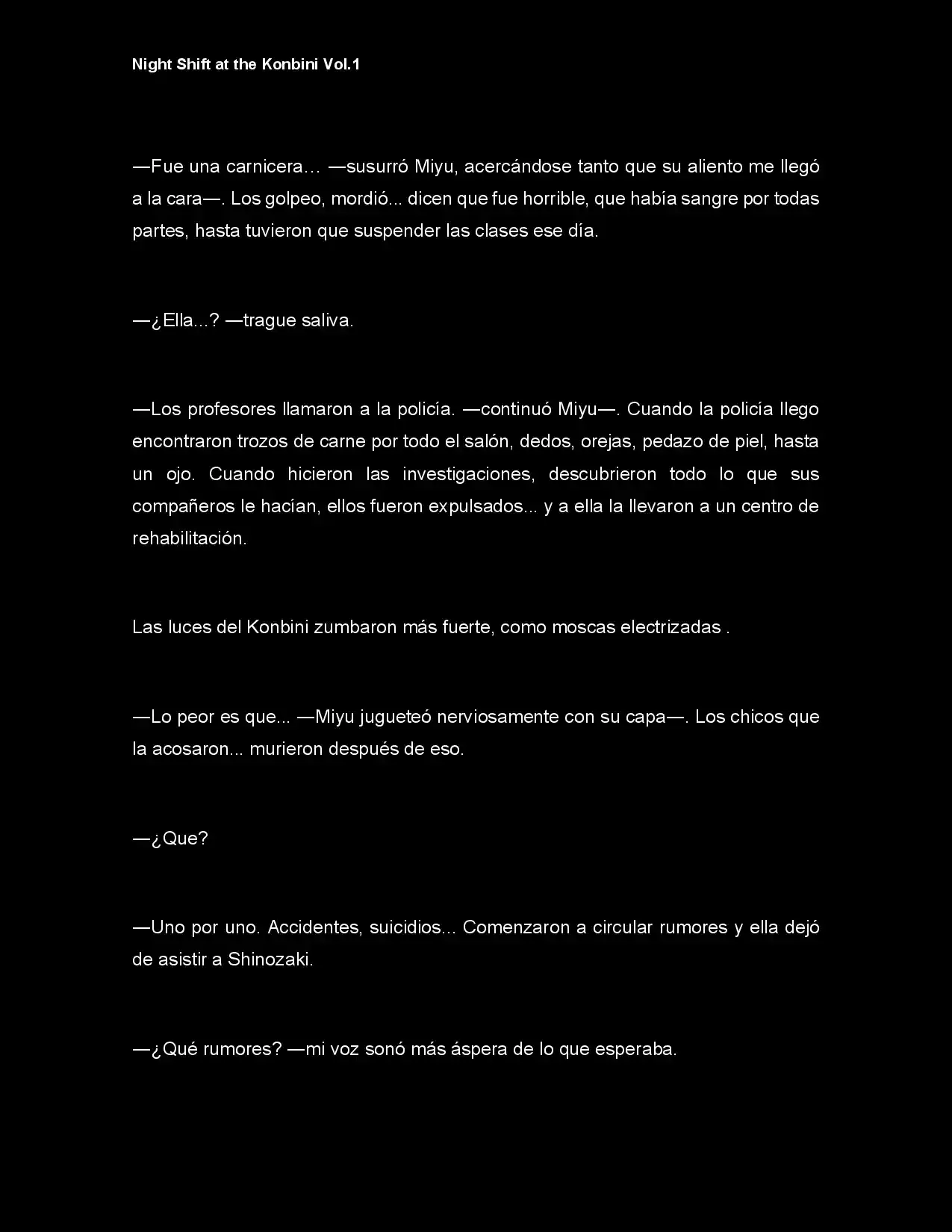 Night Shift At The Konbini (Novela) - Capítulo 11 - Página 7 - LectorTMOo