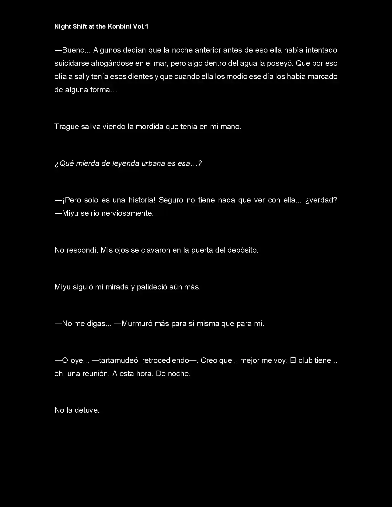 Night Shift At The Konbini (Novela) - Capítulo 11 - Página 8 - LectorTMOo