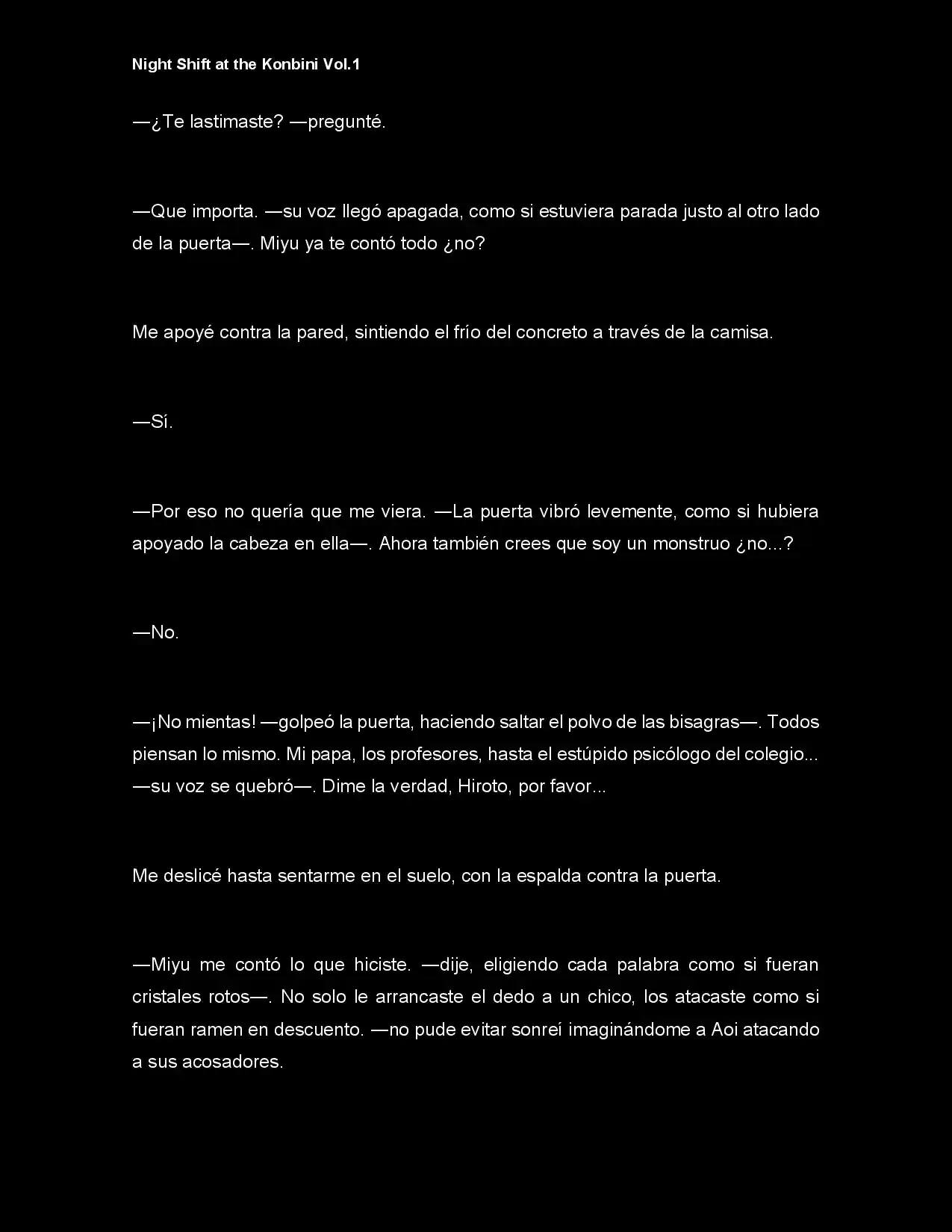 Night Shift At The Konbini (Novela) - Capítulo 12 - Página 4 - LectorTMOo
