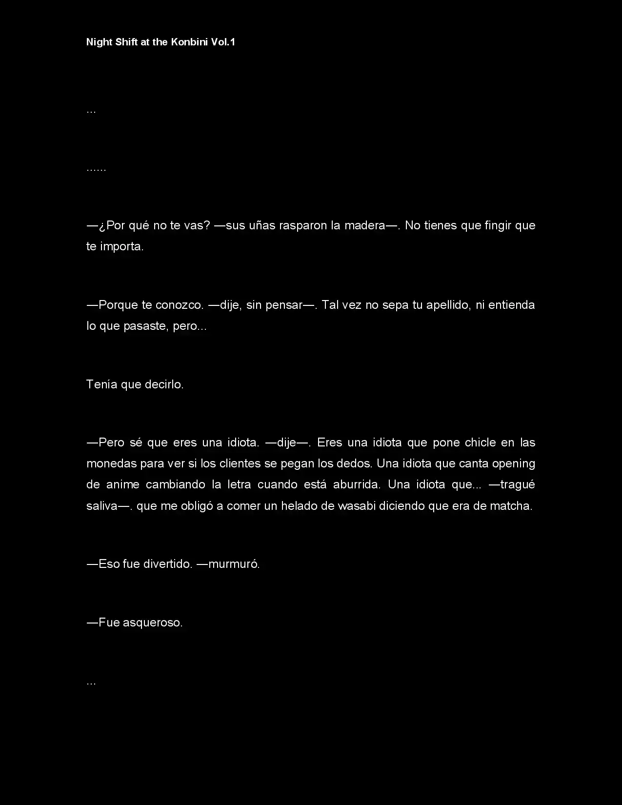 Night Shift At The Konbini (Novela) - Capítulo 12 - Página 6 - LectorTMOo