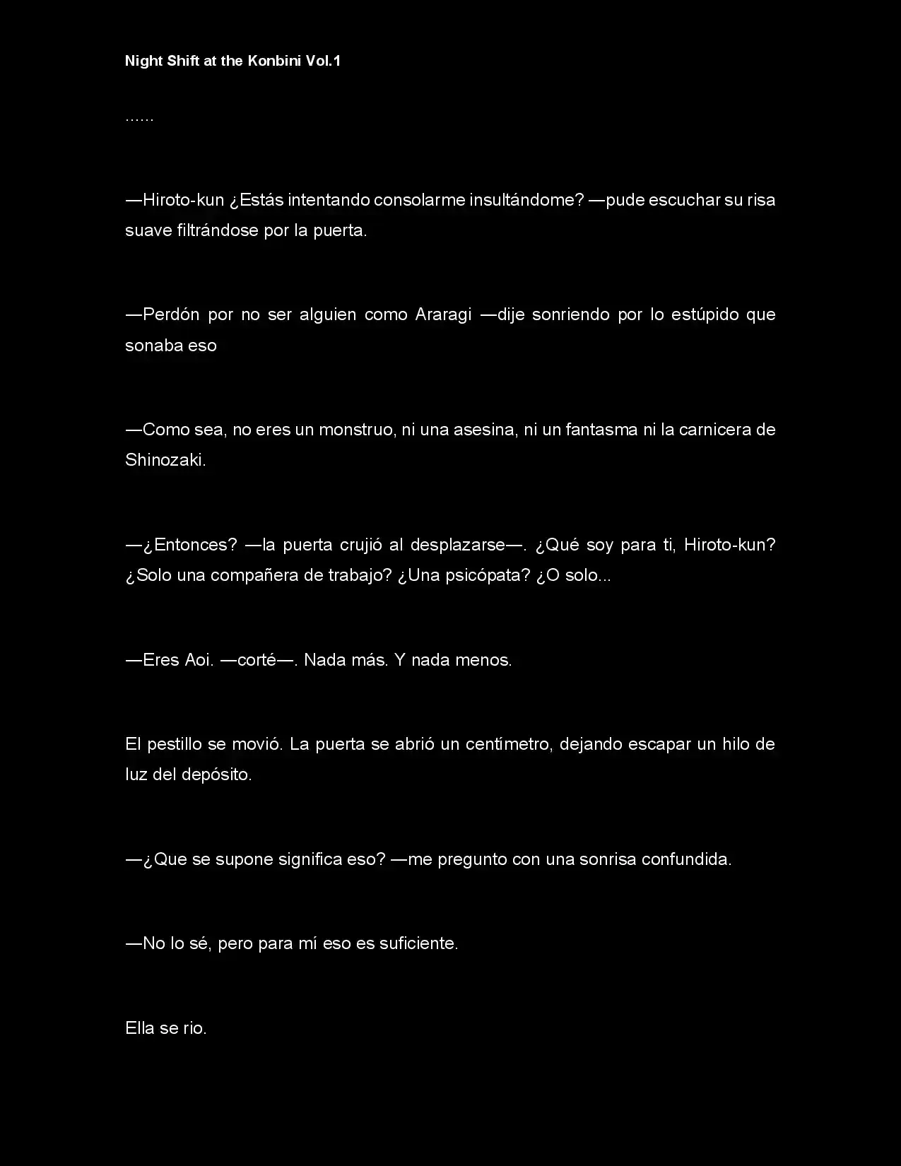 Night Shift At The Konbini (Novela) - Capítulo 12 - Página 7 - LectorTMOo