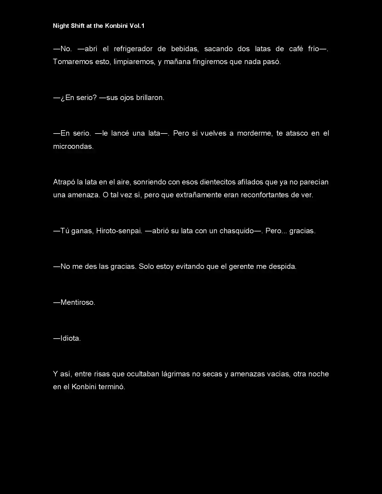 Night Shift At The Konbini (Novela) - Capítulo 12 - Página 11 - LectorTMOo