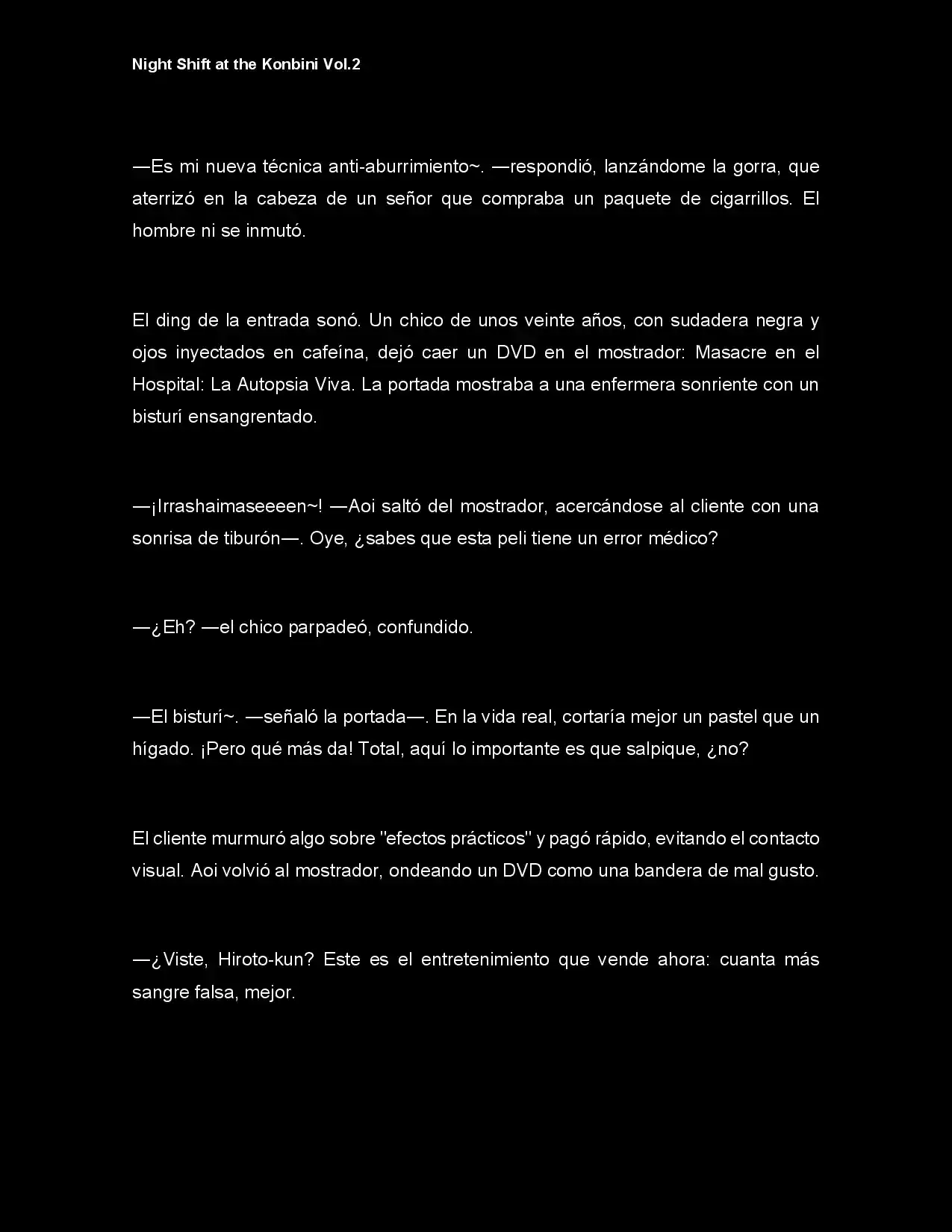 Night Shift At The Konbini (Novela) - Capítulo 14 - Página 4 - LectorTMOo