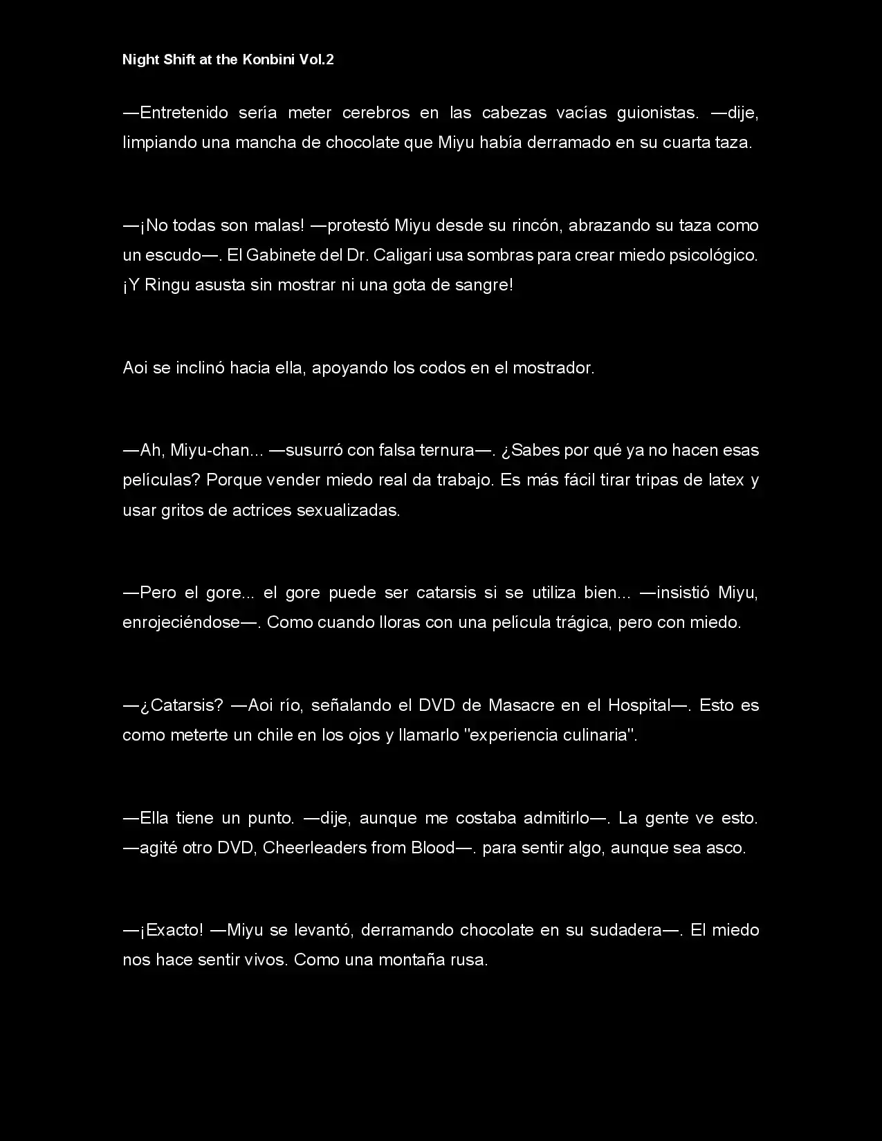 Night Shift At The Konbini (Novela) - Capítulo 14 - Página 5 - LectorTMOo