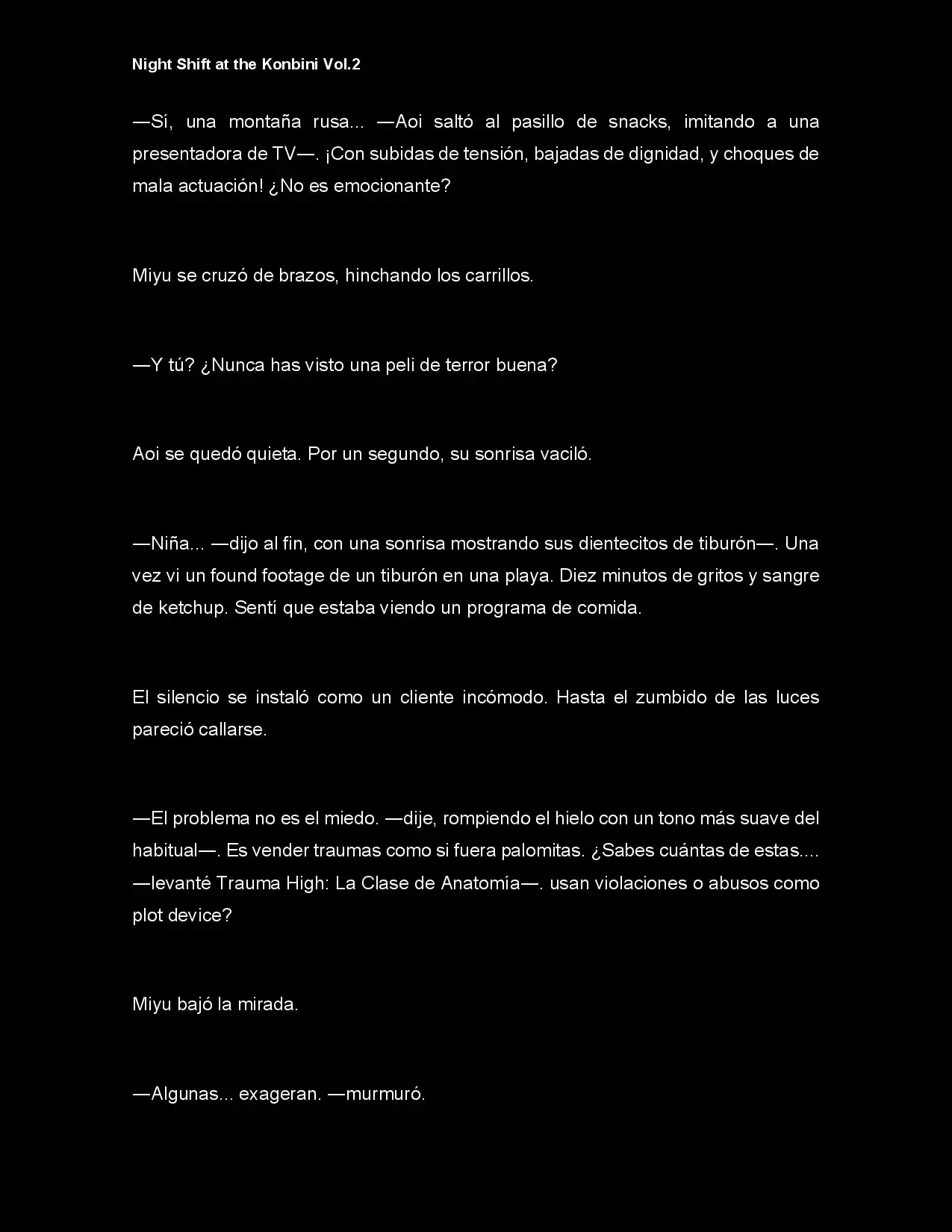 Night Shift At The Konbini (Novela) - Capítulo 14 - Página 6 - LectorTMOo
