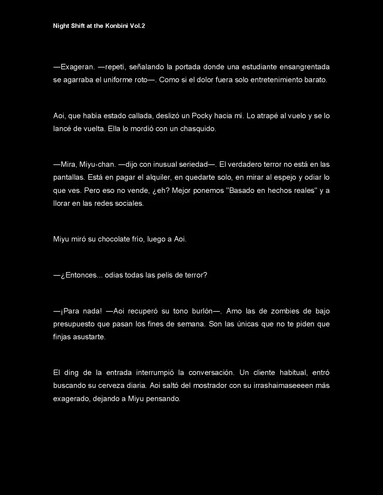 Night Shift At The Konbini (Novela) - Capítulo 14 - Página 7 - LectorTMOo