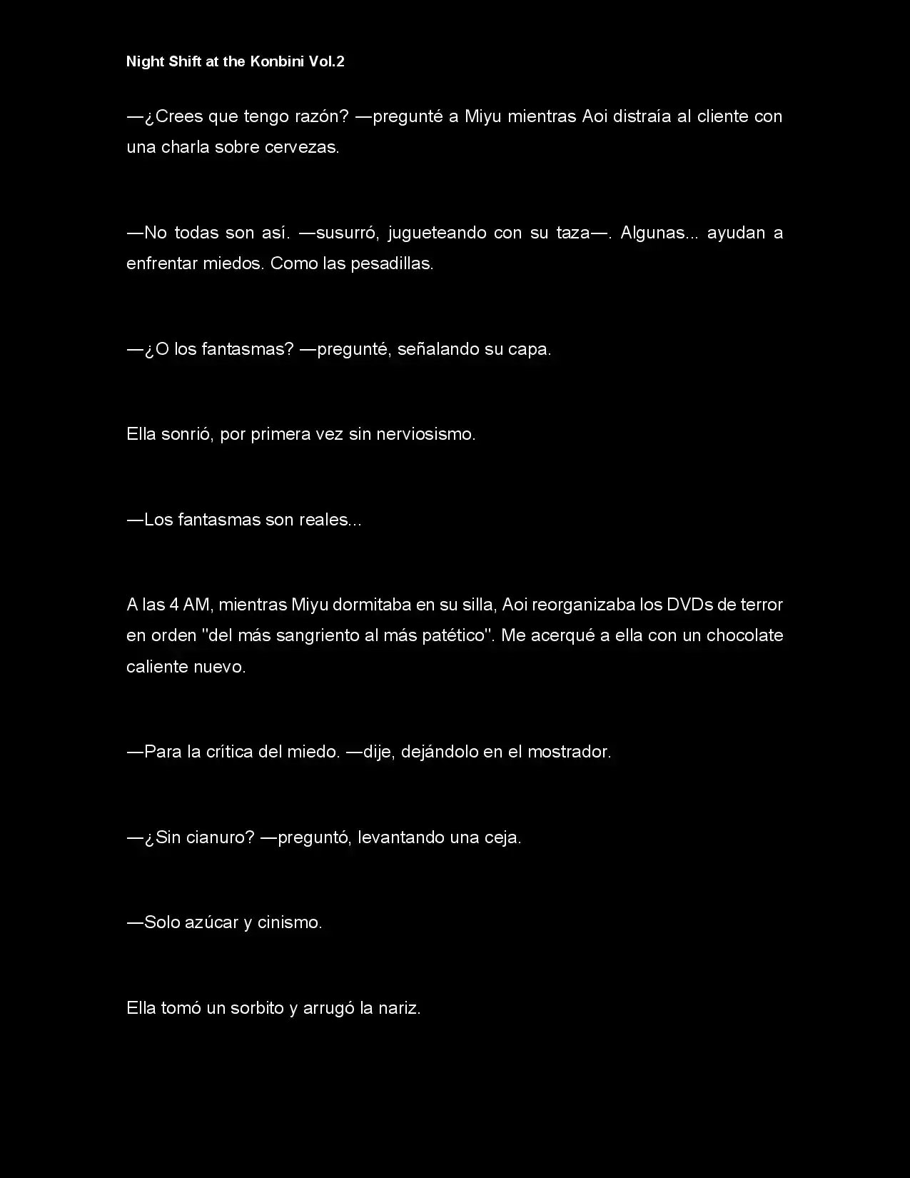 Night Shift At The Konbini (Novela) - Capítulo 14 - Página 8 - LectorTMOo