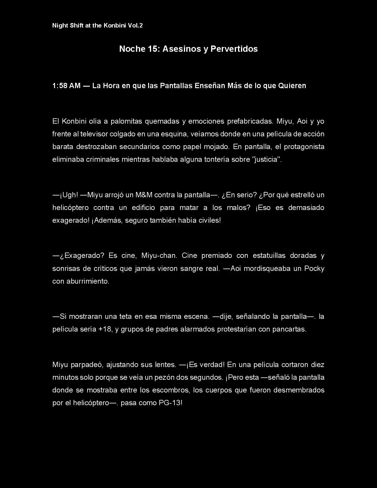 Night Shift At The Konbini (Novela) - Capítulo 15 - Página 3 - LectorTMOo