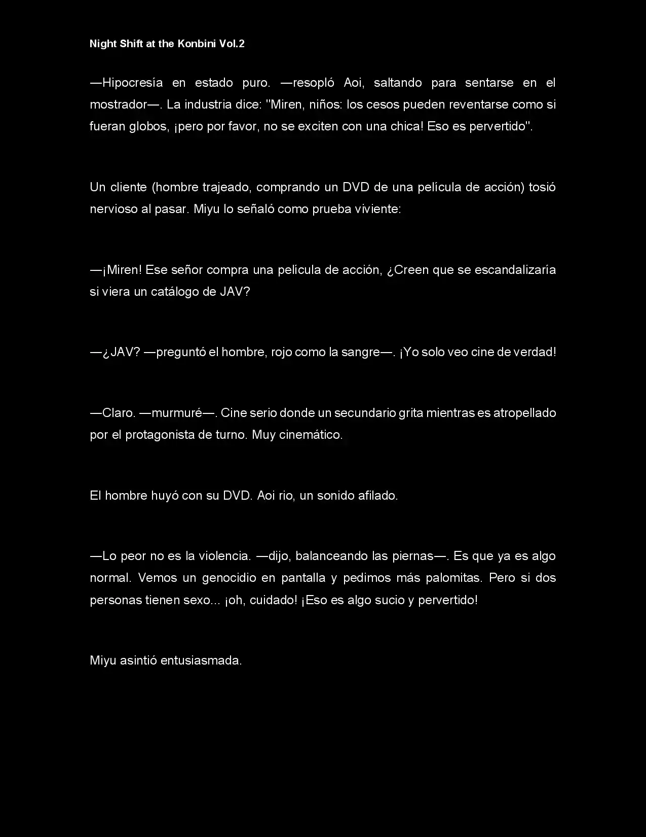 Night Shift At The Konbini (Novela) - Capítulo 15 - Página 4 - LectorTMOo