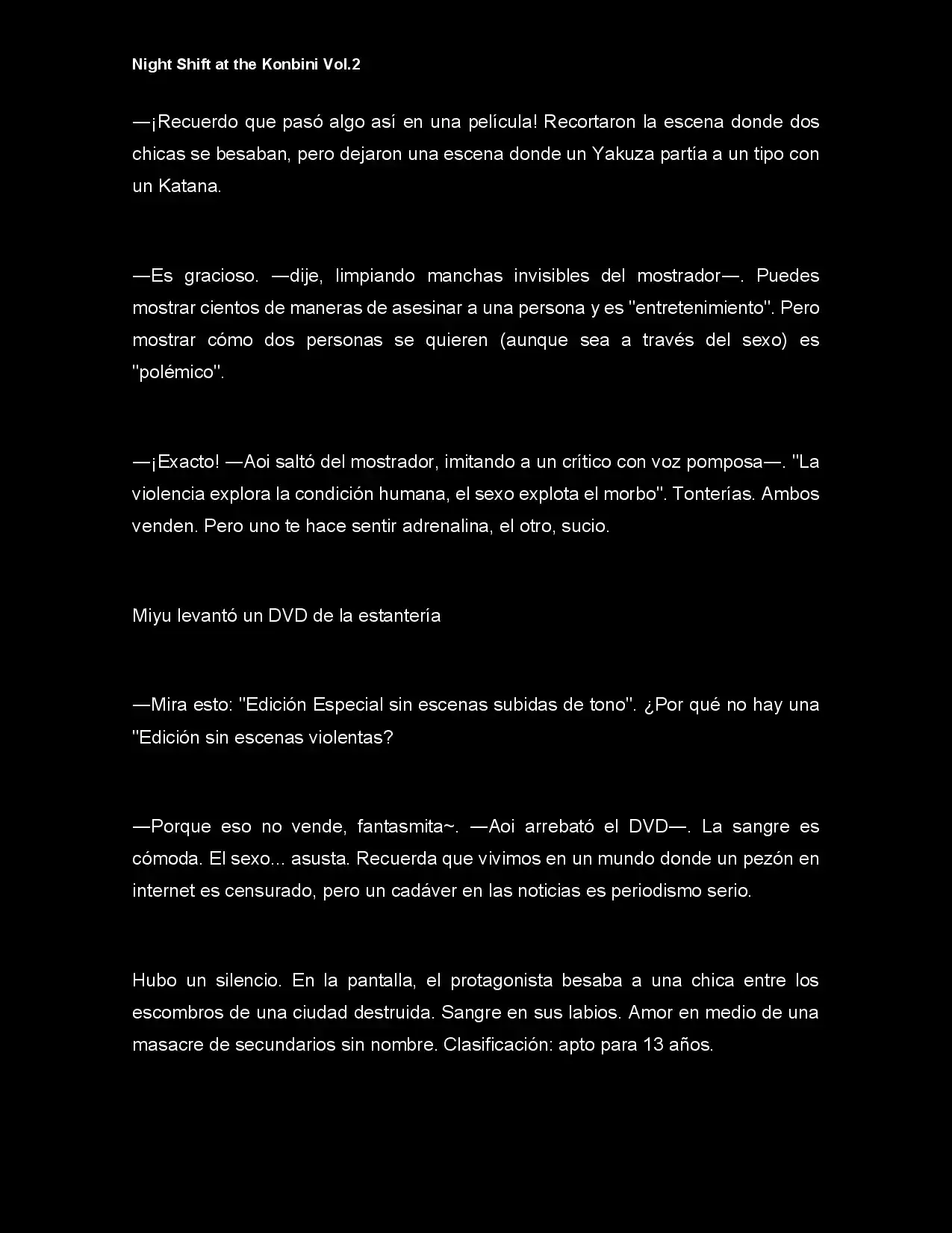 Night Shift At The Konbini (Novela) - Capítulo 15 - Página 5 - LectorTMOo