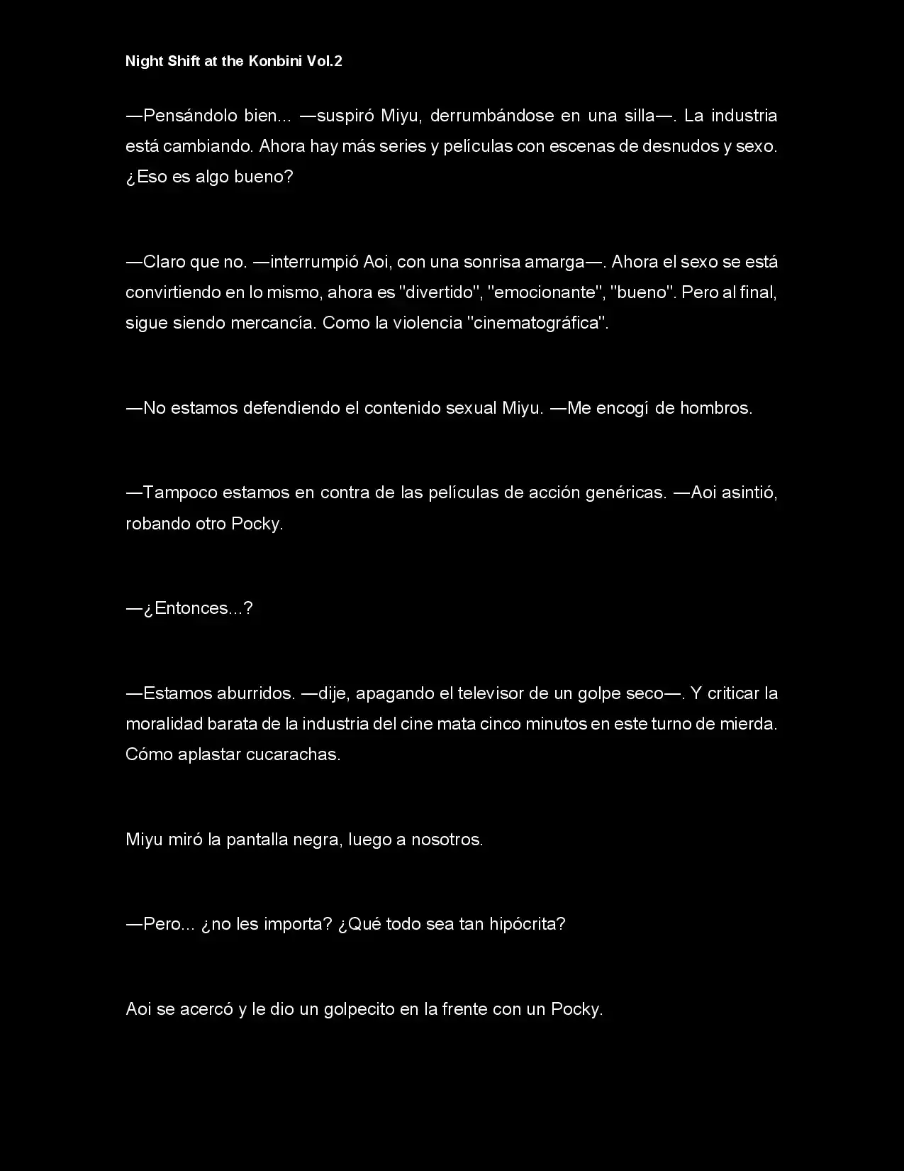 Night Shift At The Konbini (Novela) - Capítulo 15 - Página 6 - LectorTMOo