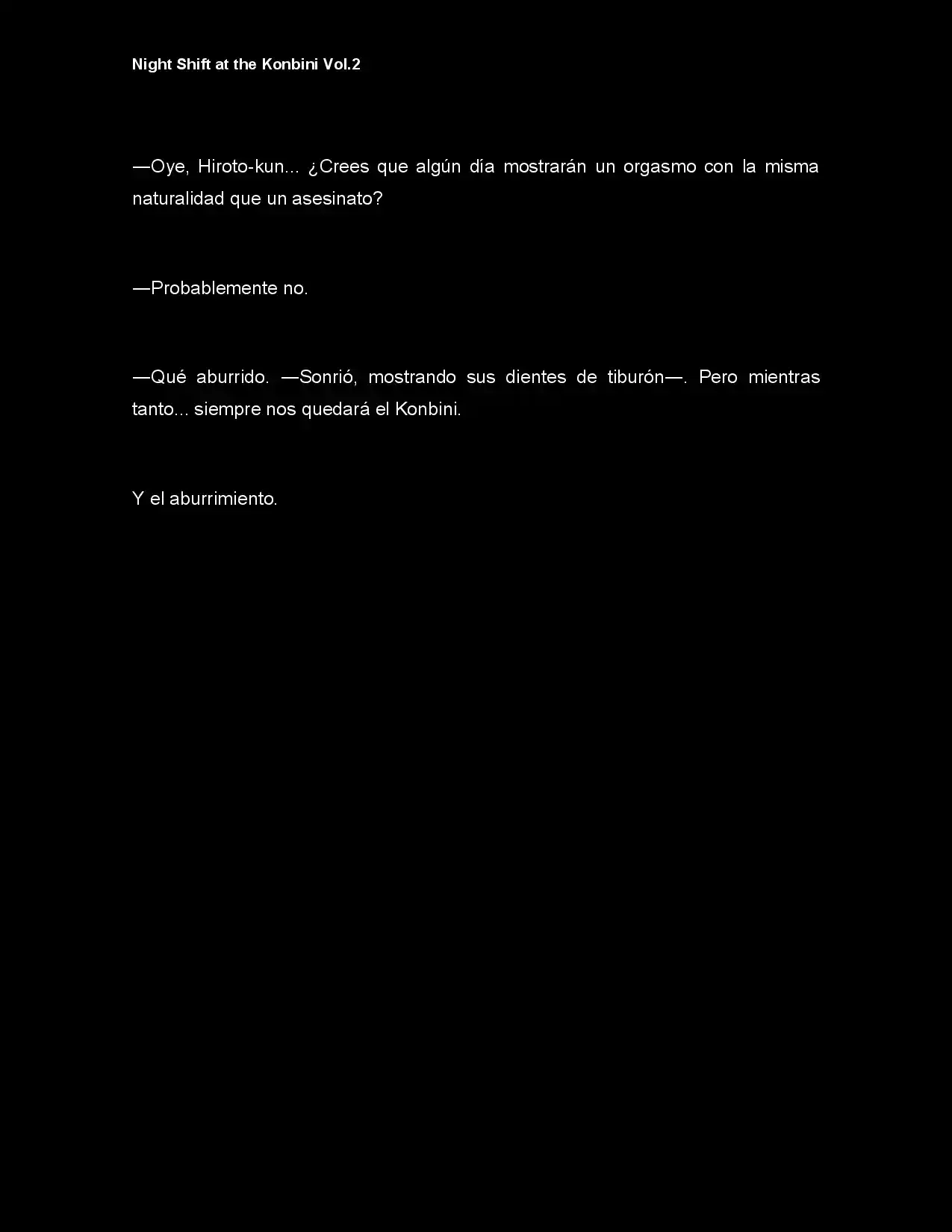 Night Shift At The Konbini (Novela) - Capítulo 15 - Página 8 - LectorTMOo