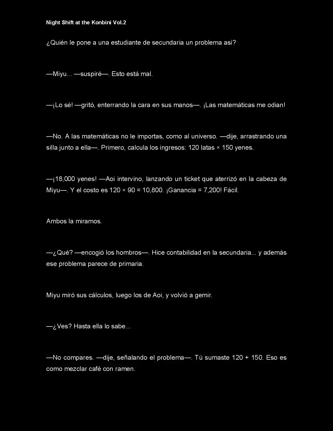 Night Shift At The Konbini (Novela) - Capítulo 16 - Página 5 - LectorTMOo
