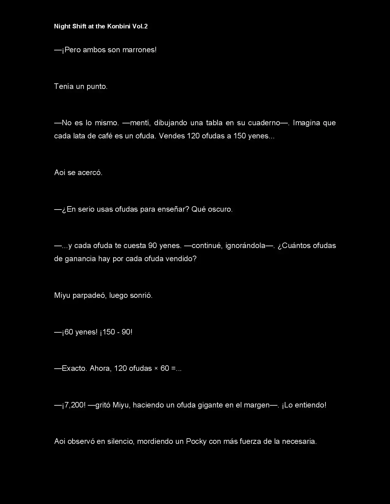 Night Shift At The Konbini (Novela) - Capítulo 16 - Página 6 - LectorTMOo