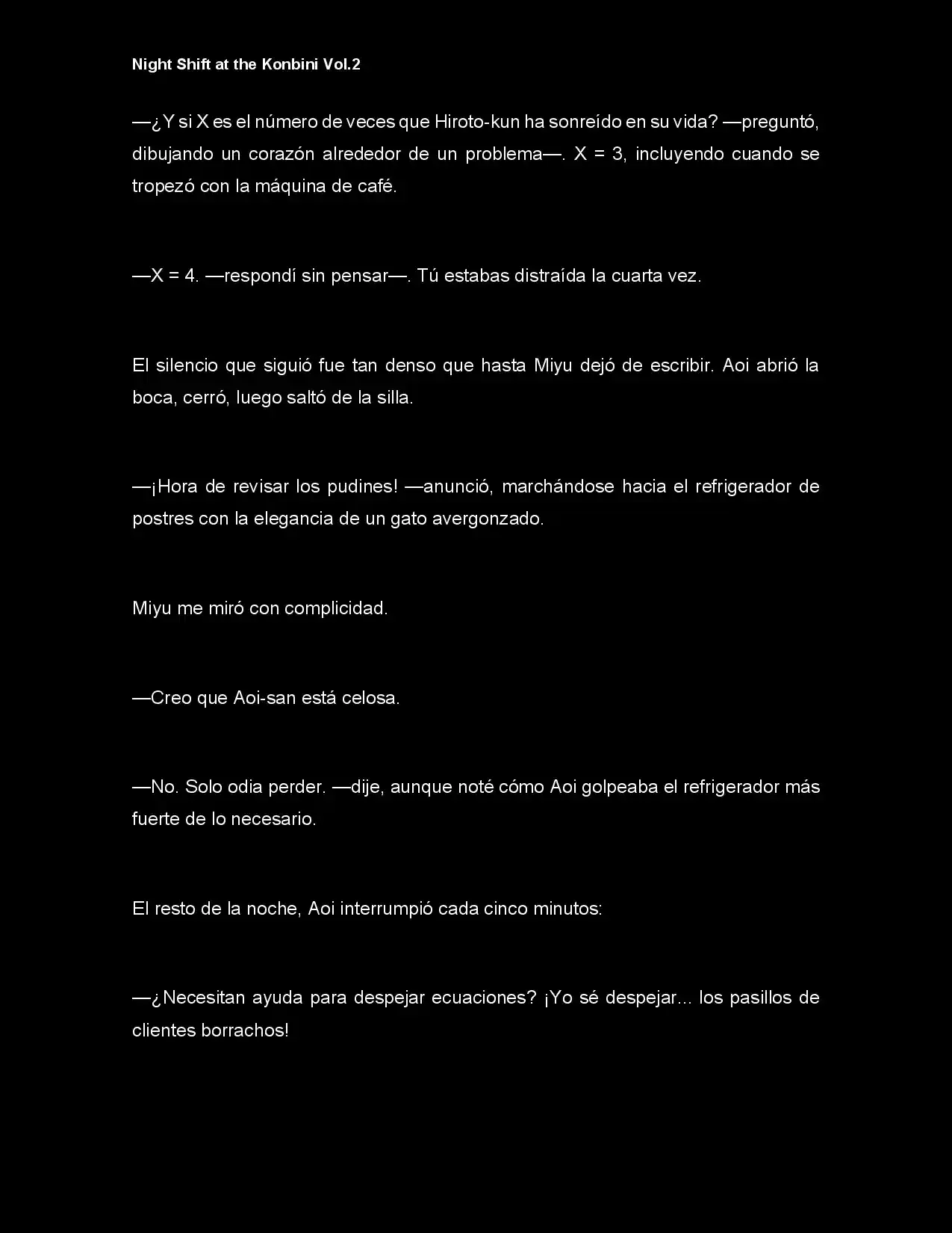 Night Shift At The Konbini (Novela) - Capítulo 16 - Página 8 - LectorTMOo