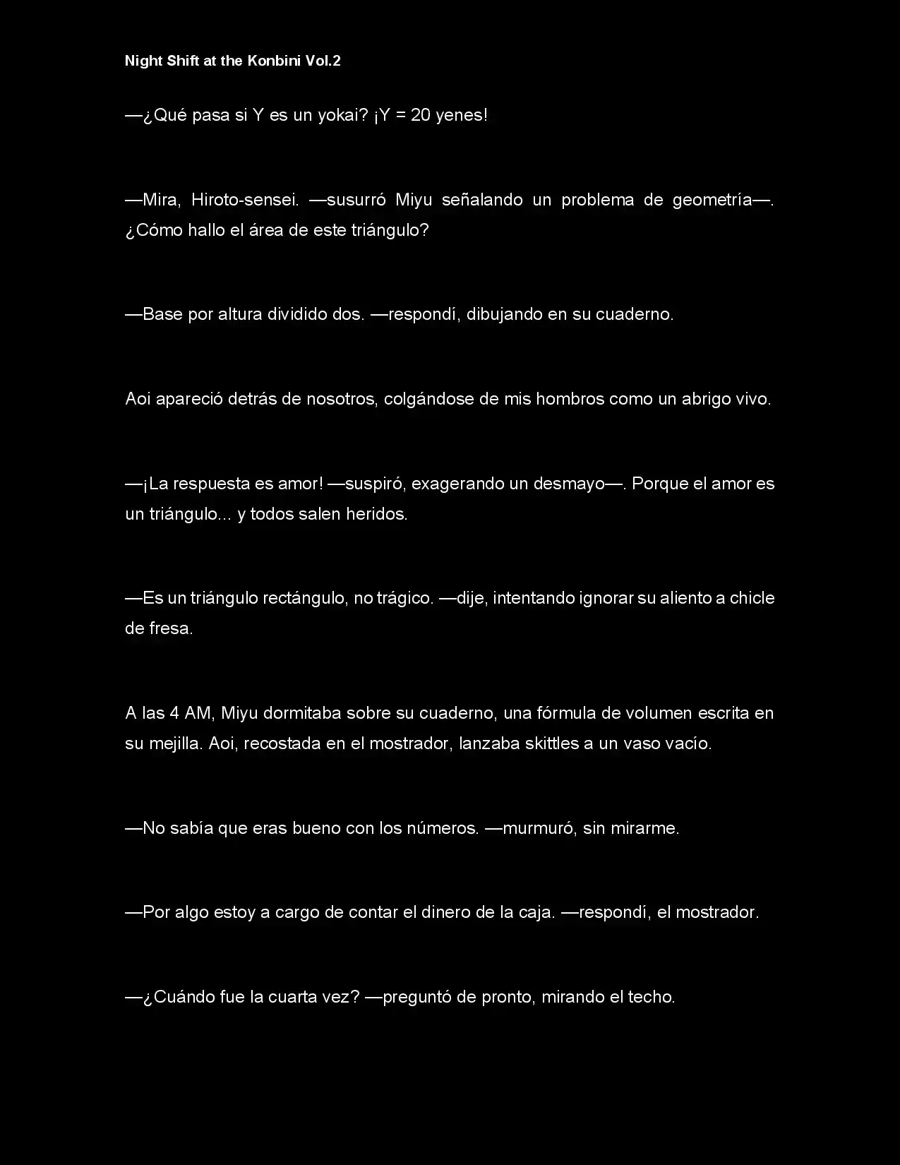 Night Shift At The Konbini (Novela) - Capítulo 16 - Página 9 - LectorTMOo