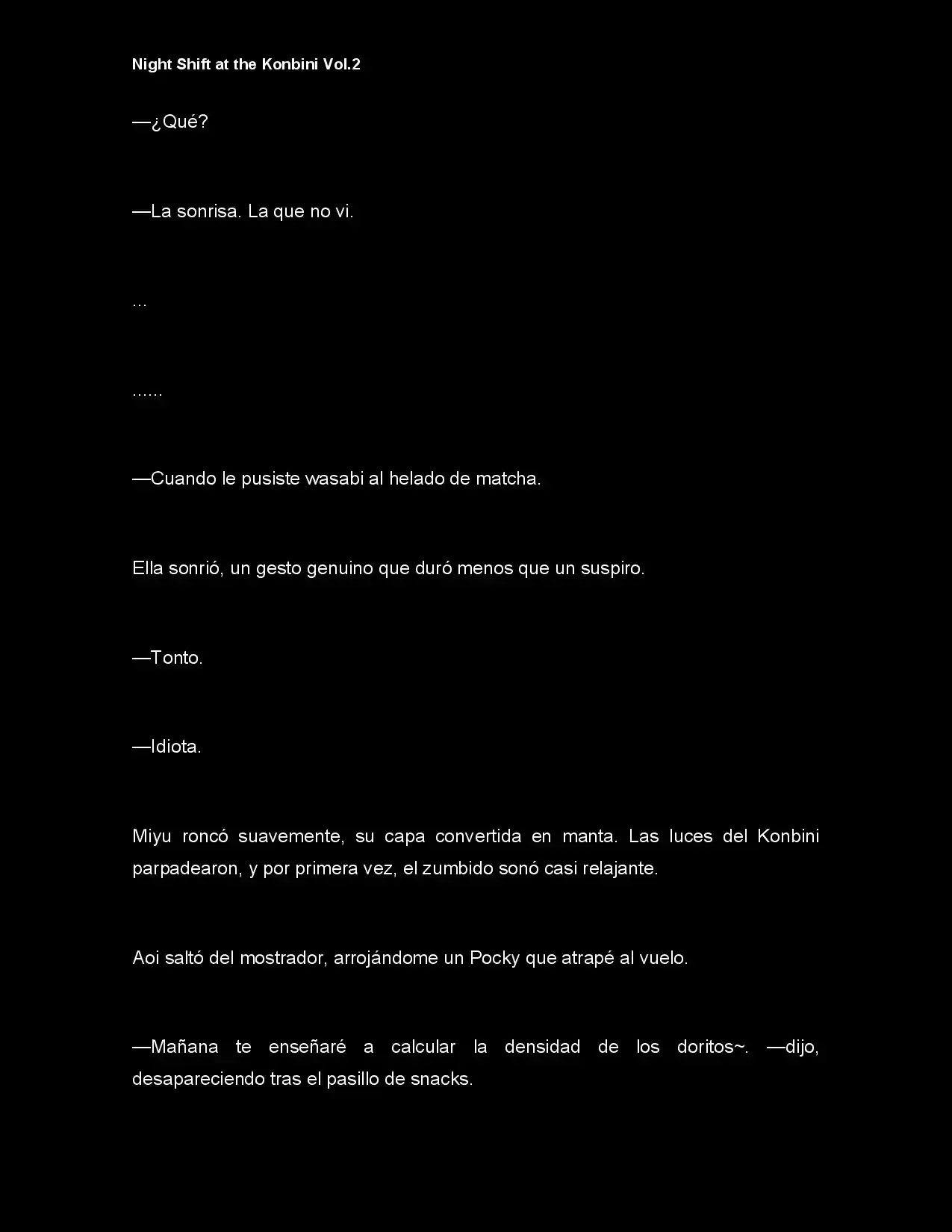 Night Shift At The Konbini (Novela) - Capítulo 16 - Página 10 - LectorTMOo