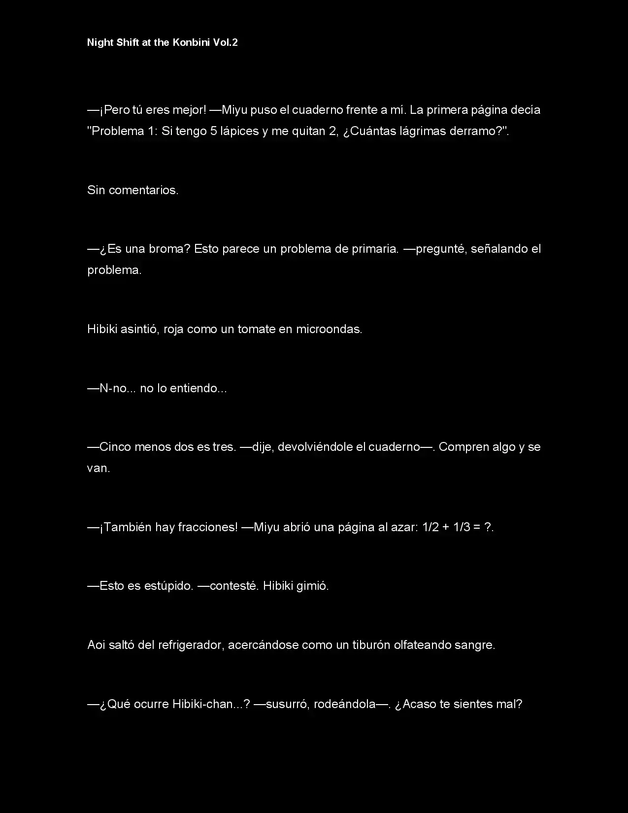 Night Shift At The Konbini (Novela) - Capítulo 17 - Página 4 - LectorTMOo