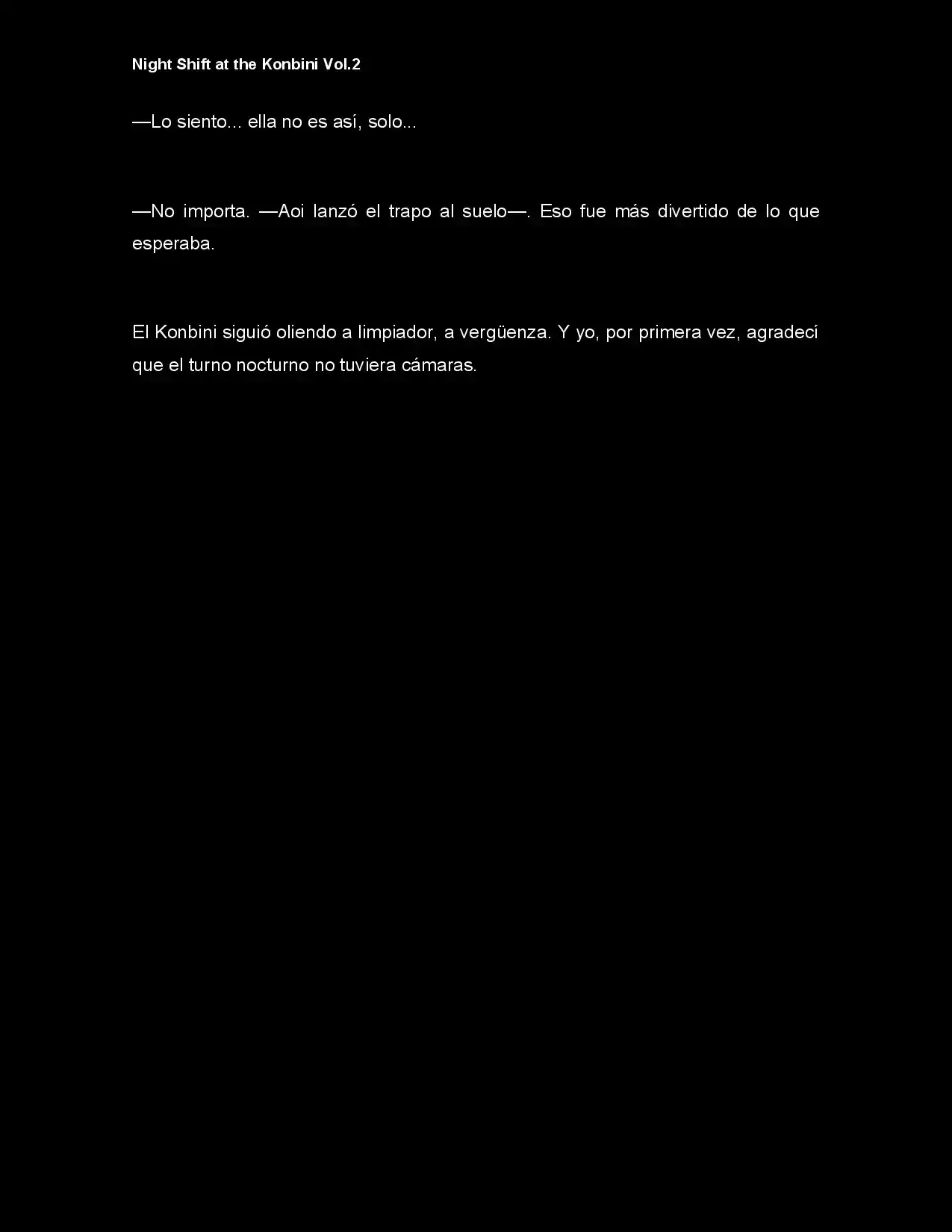 Night Shift At The Konbini (Novela) - Capítulo 17 - Página 8 - LectorTMOo