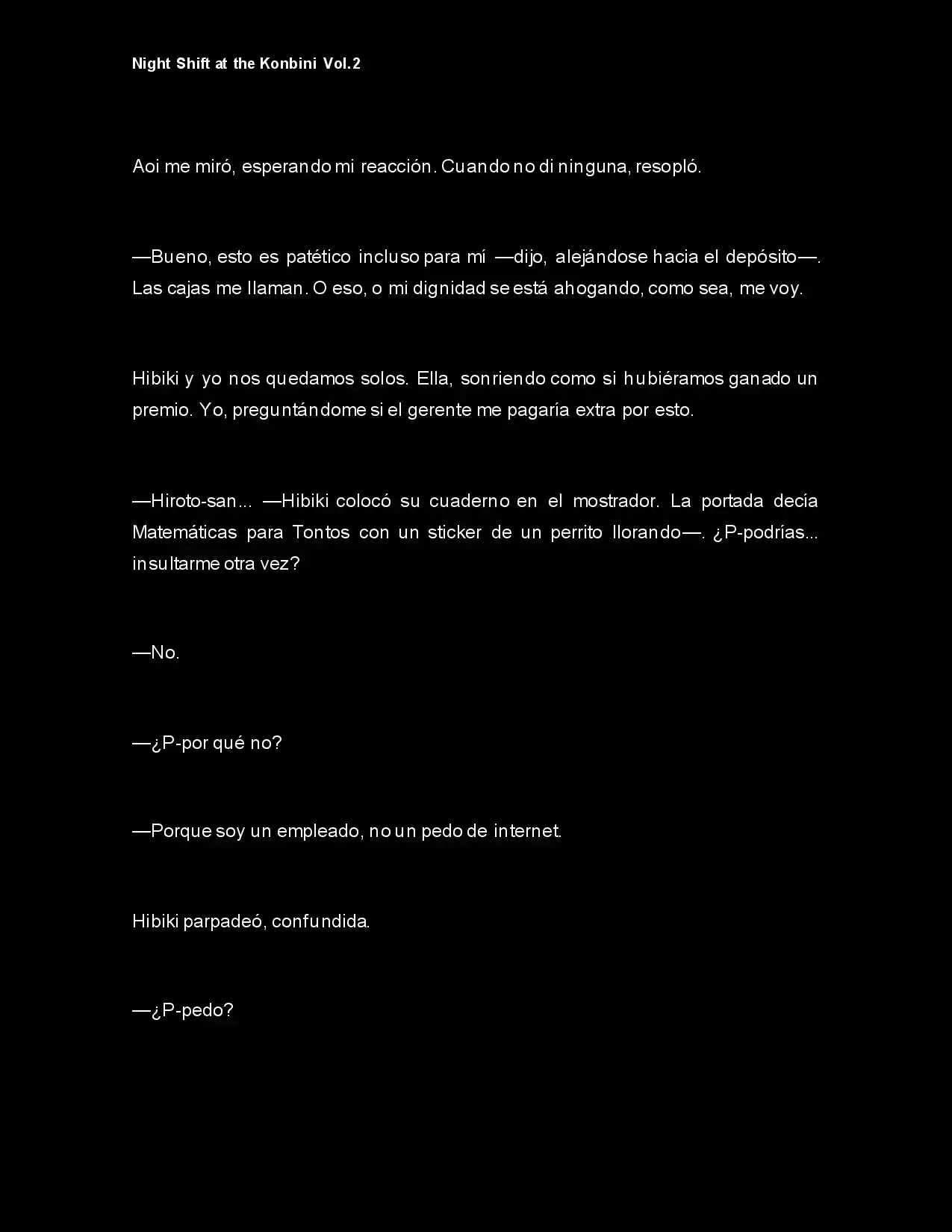 Night Shift At The Konbini (Novela) - Capítulo 18 - Página 5 - LectorTMOo