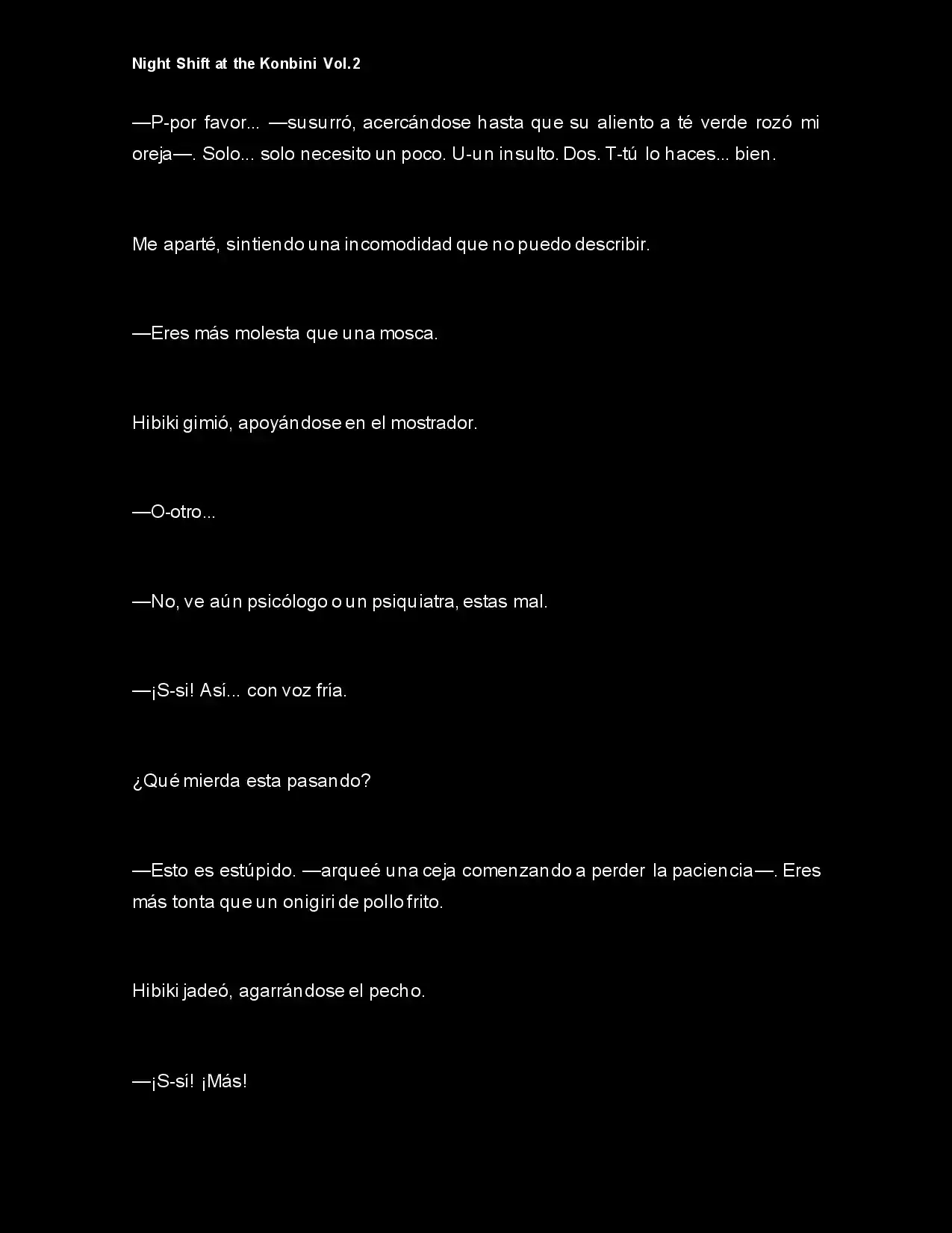 Night Shift At The Konbini (Novela) - Capítulo 18 - Página 7 - LectorTMOo