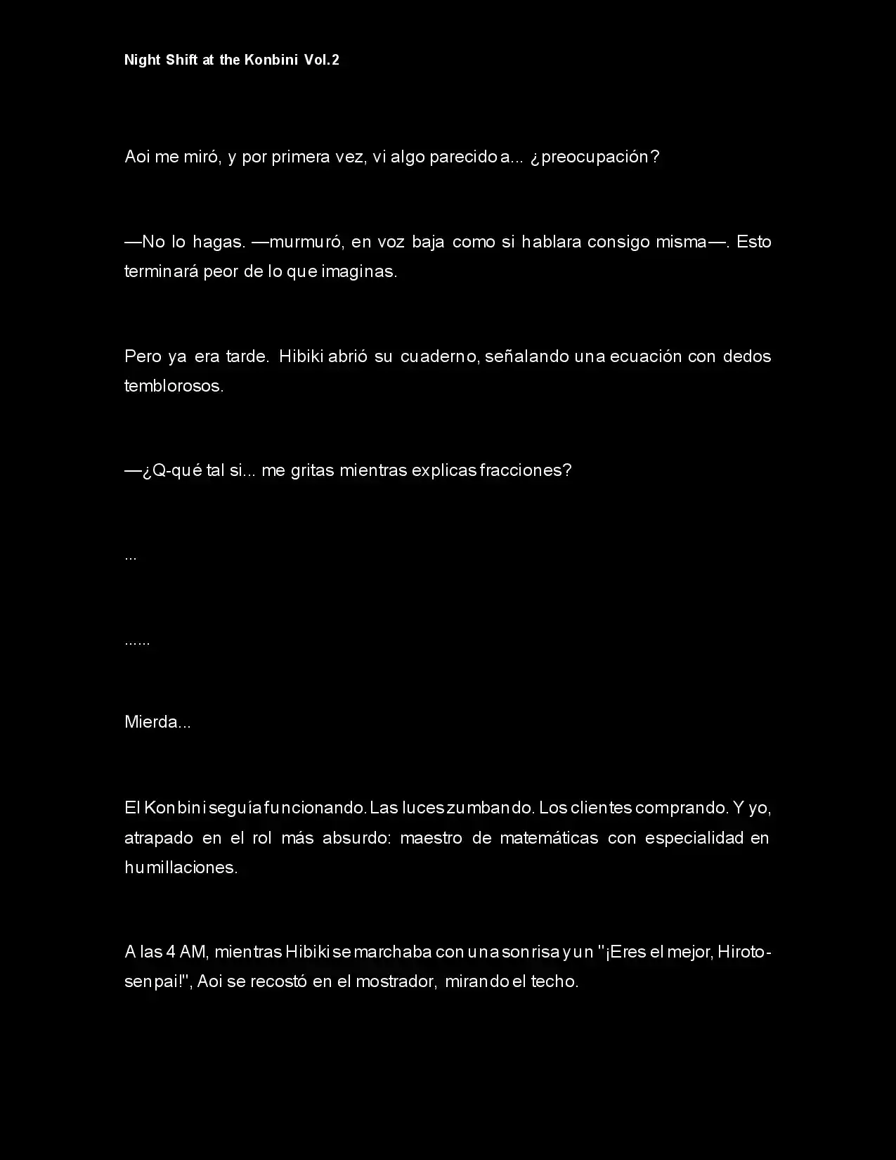 Night Shift At The Konbini (Novela) - Capítulo 18 - Página 10 - LectorTMOo
